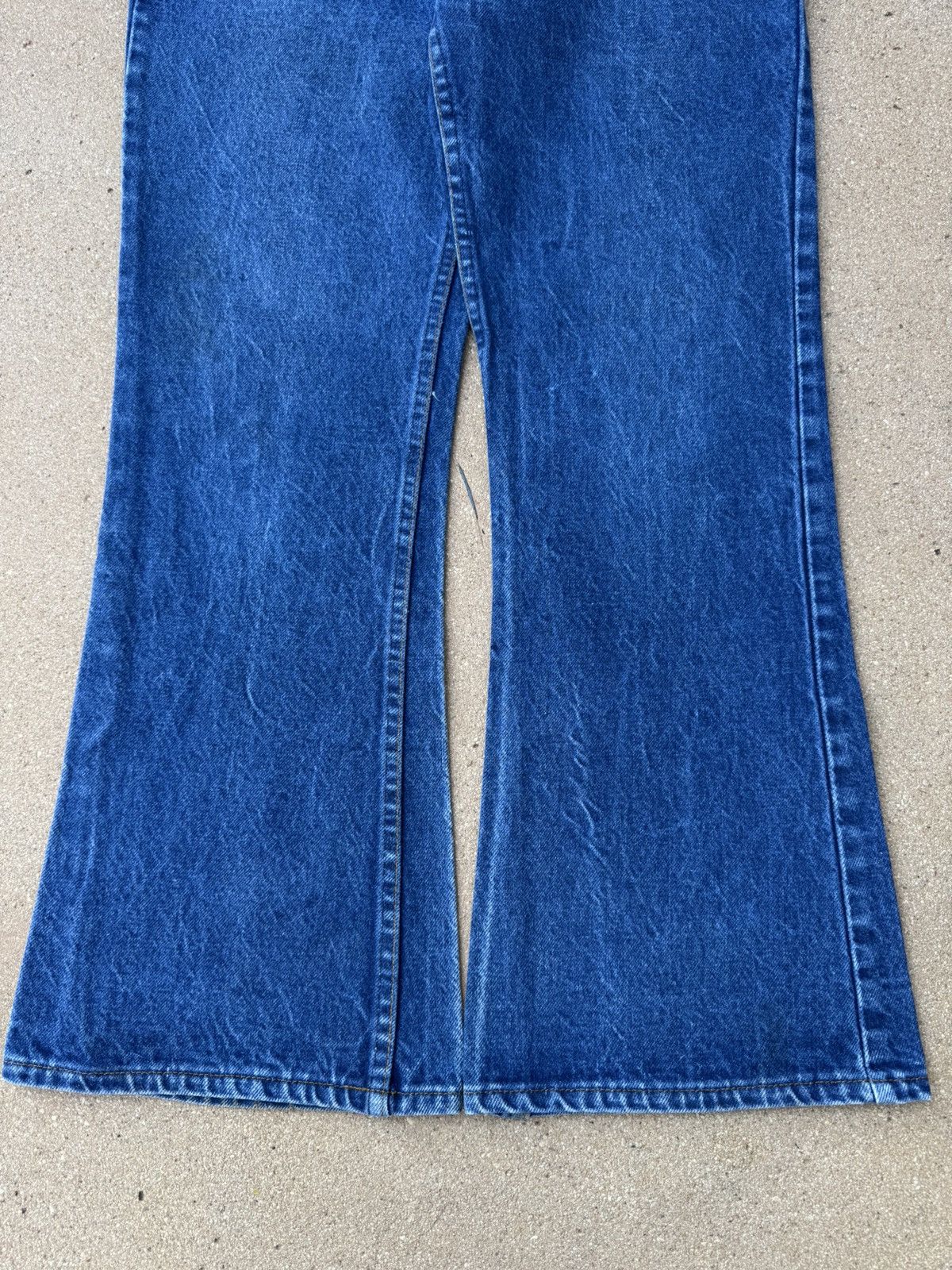Vintage Vtg 70’s Levi’s 646 Orange Tab Bellbottom Flare Jeans 32x29 Size US 32 / EU 48 - 3 Thumbnail