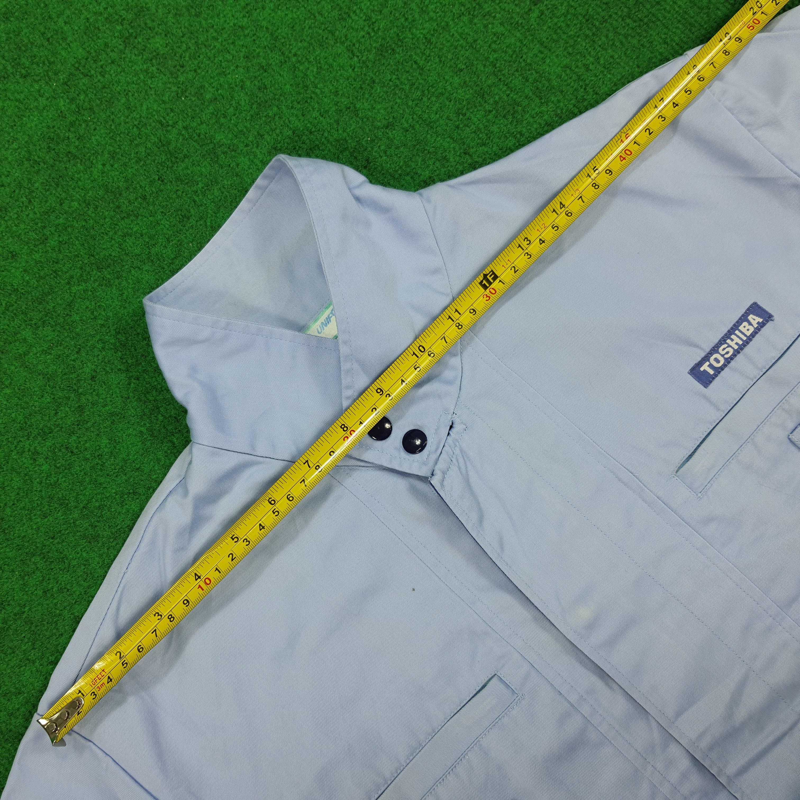 Japanese Brand × Vintage Vintage TOSHIBA Japan Brand workwear Jacket Size US M / EU 48-50 / 2 - 6 Thumbnail