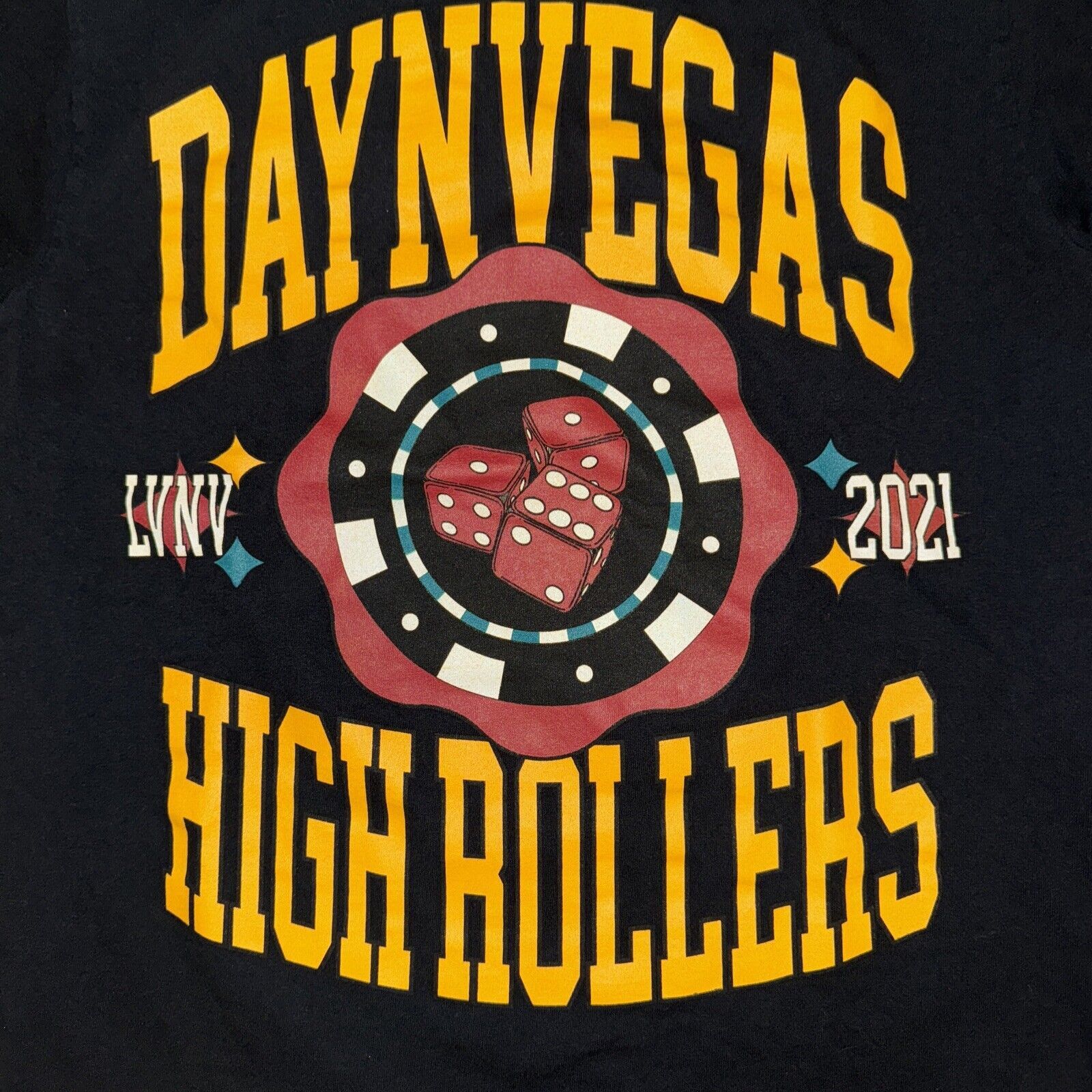 Band Tees × Vintage 2021 Day N Vegas Festival T-Shirt Black Medium 19x26 Size US M / EU 48-50 / 2 - 2 Thumbnail