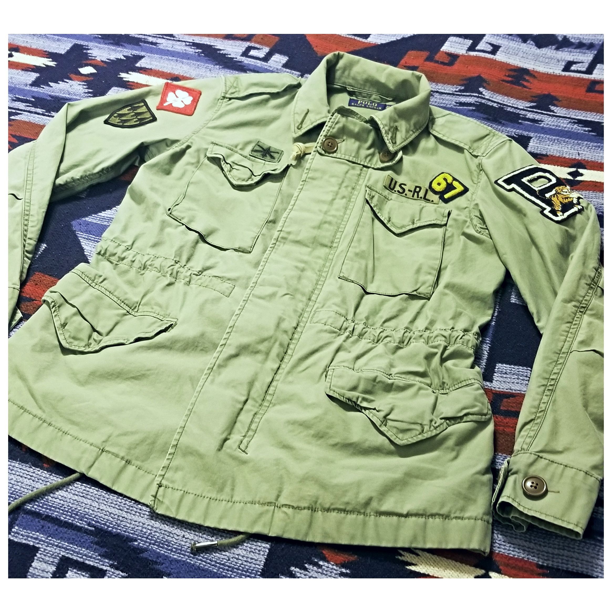 Ralph Lauren POLO RALPH LAUREN CUSTOMIZED MILITARY STYLE JACKET- X-SMALL Size XS / US 0-2 / IT 36-38 - 4 Thumbnail