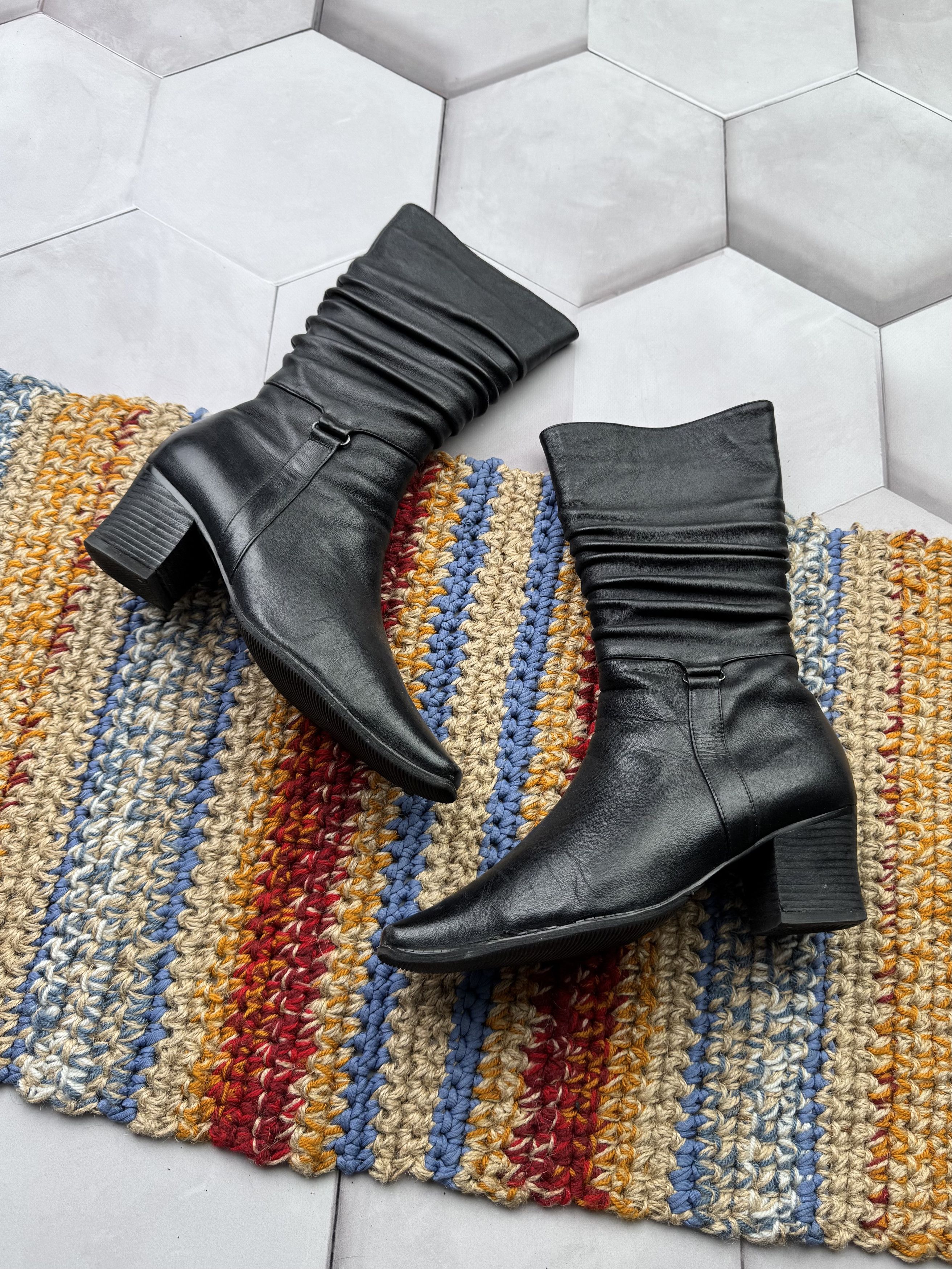 Japanese Brand Vintage Leather Boots Size US 7 / IT 37 - 1 Thumbnail