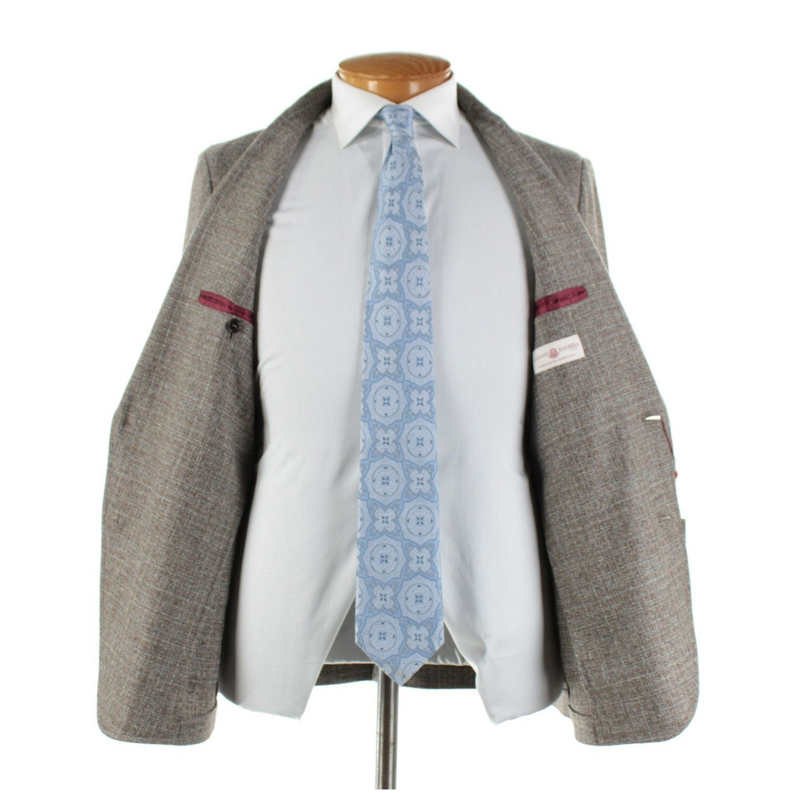 Luciano Barbera Luciano Barbera Sport Coat Size 40 US in Brown Size 40R - 6 Thumbnail