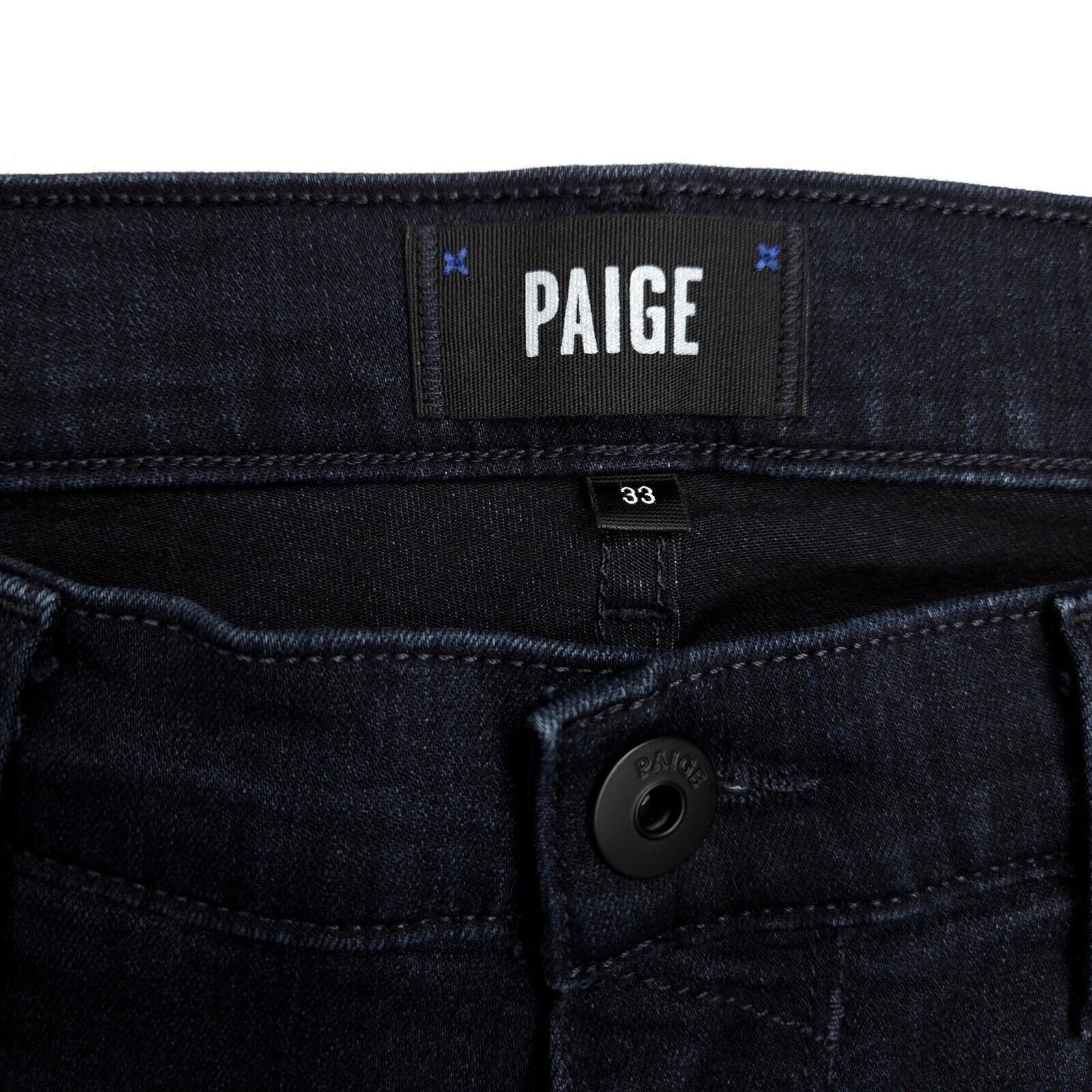 Paige Paige Federal Slim Straight Jeans Mens Size 33x30 Size US 33 - 3 Thumbnail