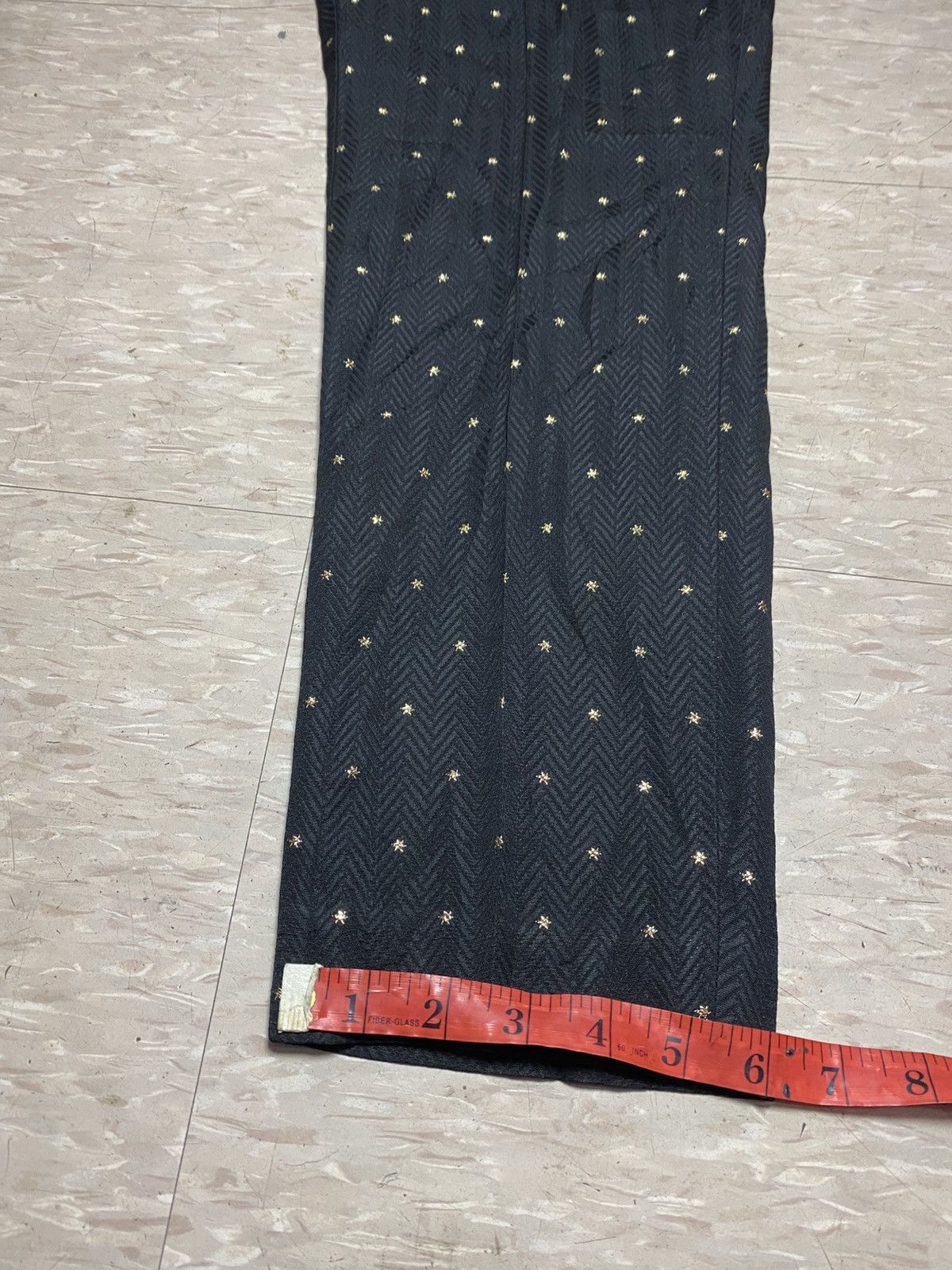Vintage × Zadig & Voltaire Zadig & Voltaire black gold wool trousers pants Size 30" / US 8 / IT 44 - 18 Thumbnail