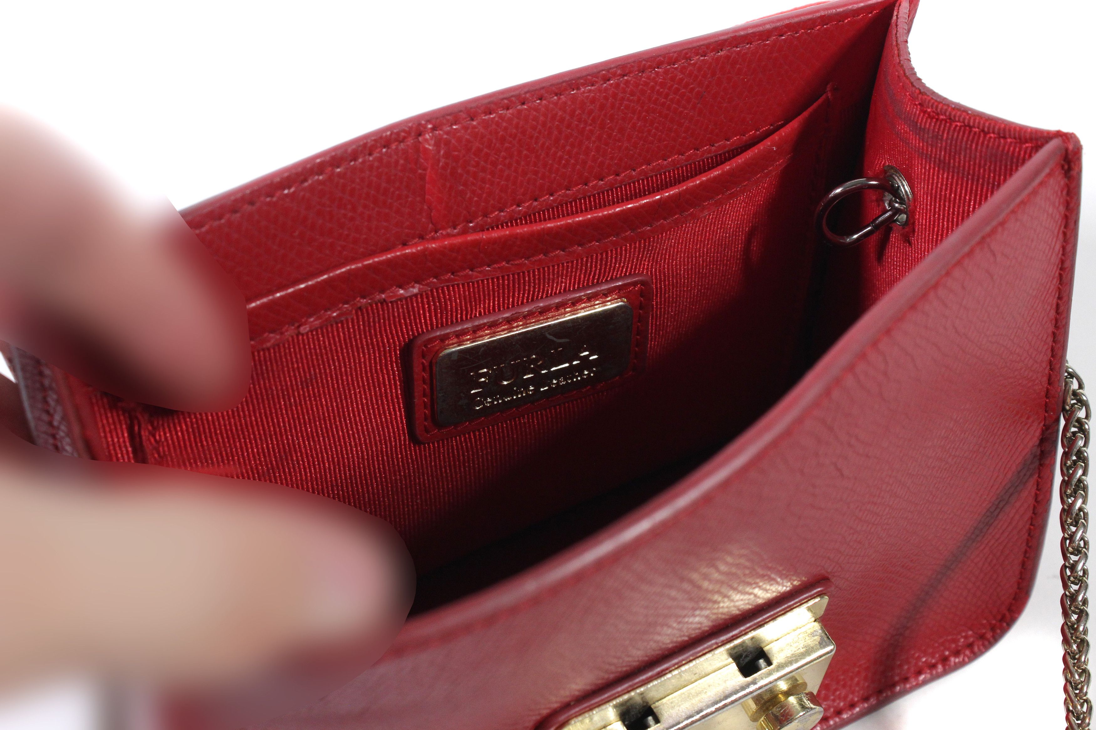 Furla Mini Leather Chain Bag Size ONE SIZE - 7 Thumbnail