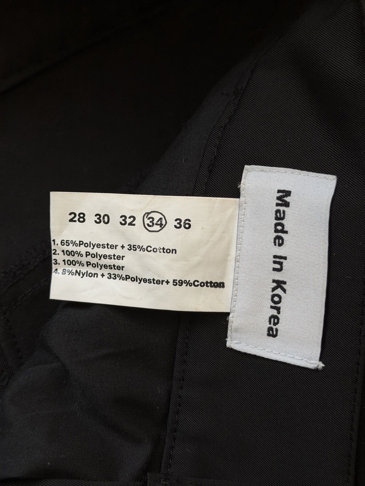 FFFPOSTALSERVICE Articulated Waist Bag Trousers, Black Size US 34 / EU 50 - 3 Thumbnail
