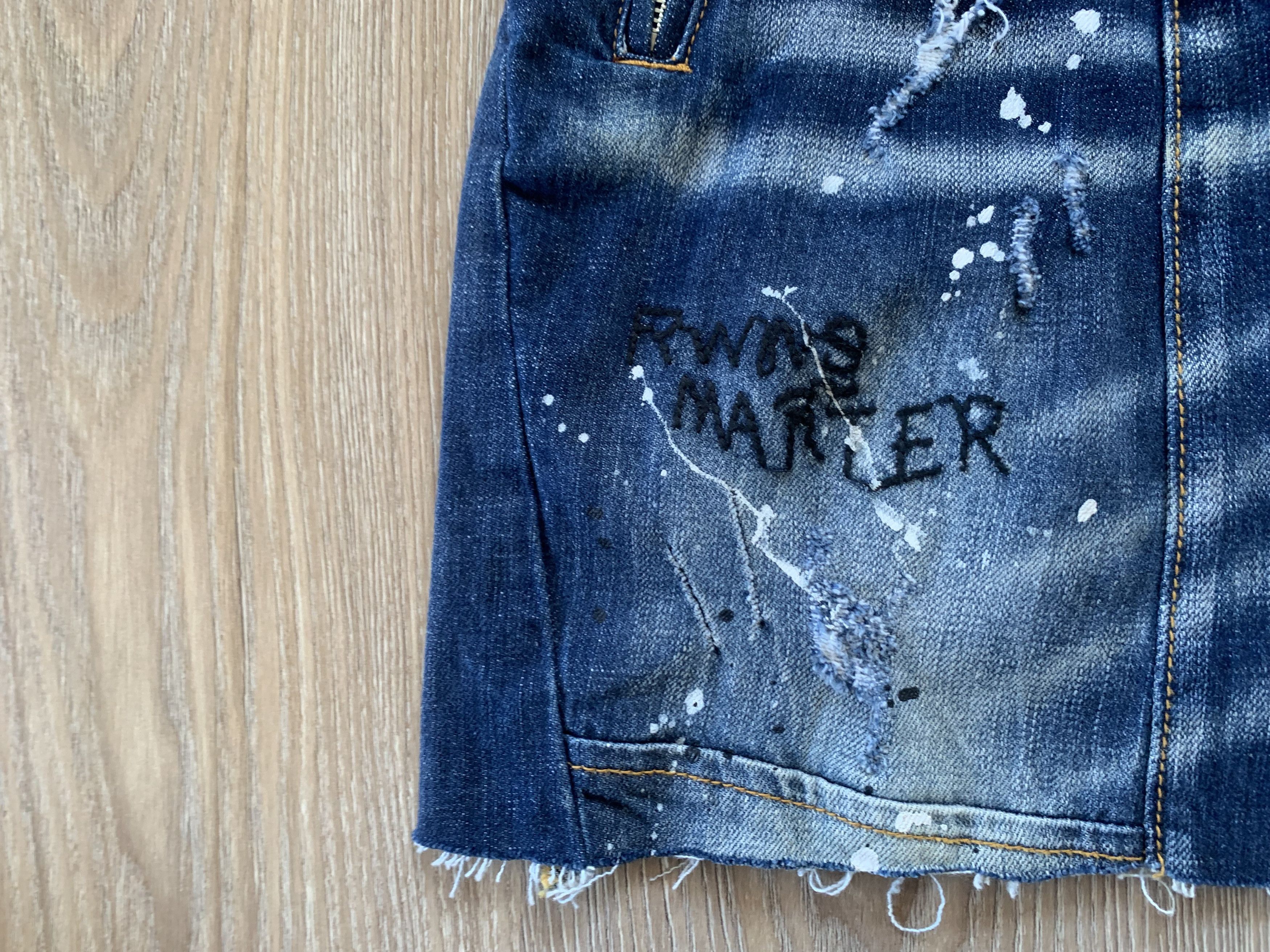 Dsquared2 Rare Dsquared2 Distressed Denim Shorts Size US 30 / EU 46 - 6 Thumbnail
