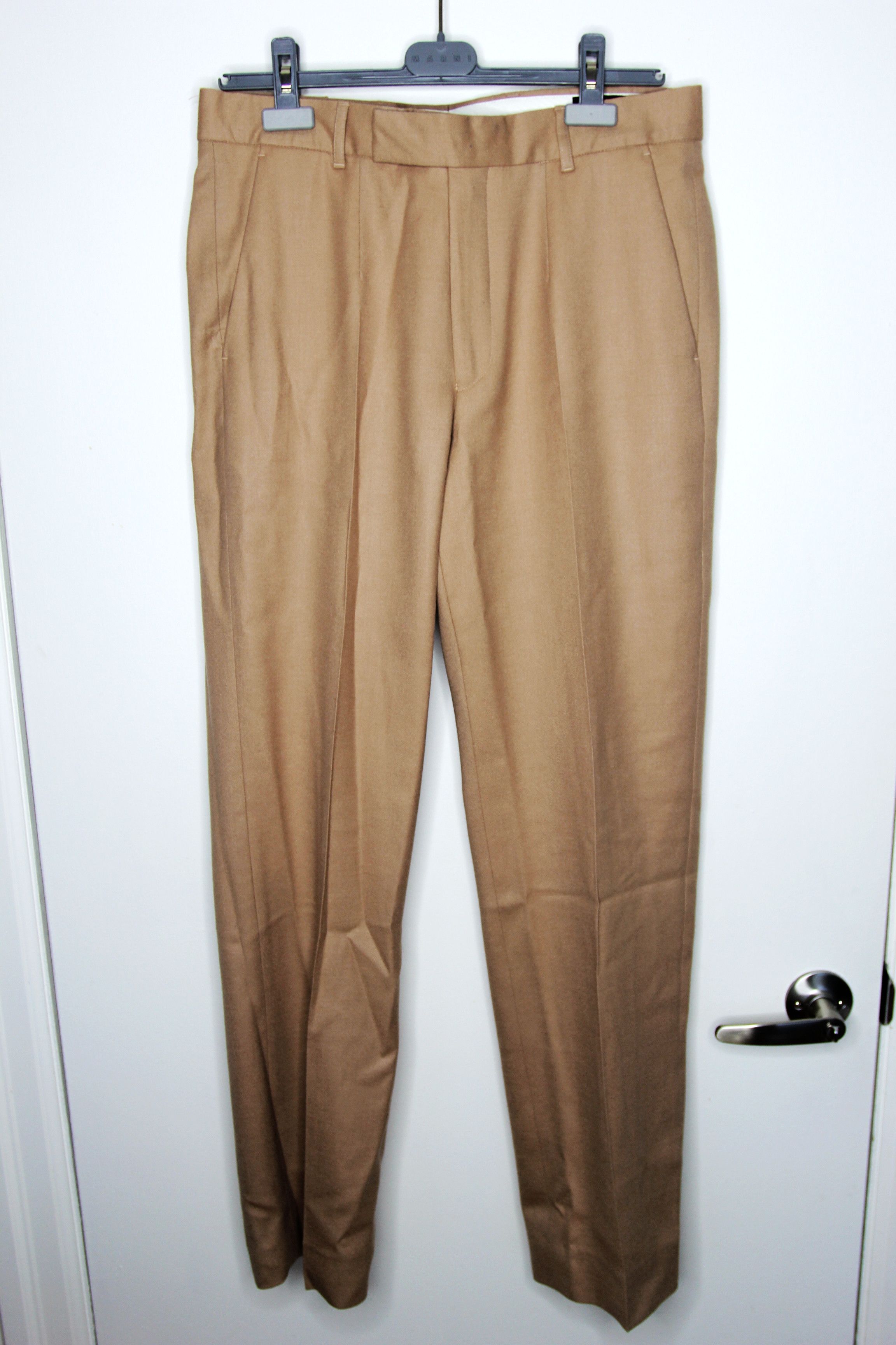 Other BNWT AW25 ECOLE DE PENSEE OLD ROSE BRUSHED WOOL PANTS 42 Size US 36 / EU 52 - 2 Thumbnail