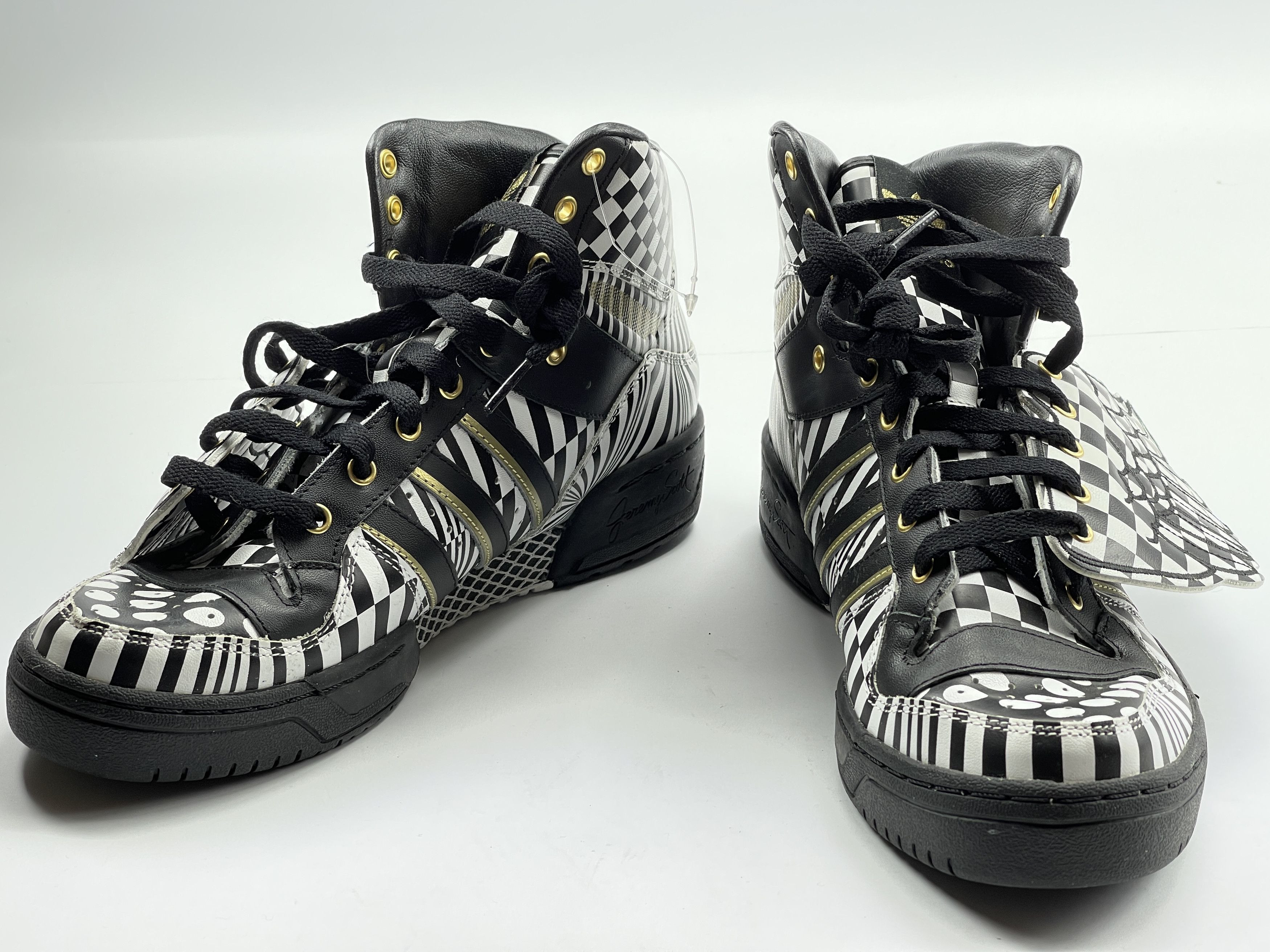Adidas × Jeremy Scott Adidas Sneakers Jeremy Scott JS Wings Opart Shoes G95768 Size US 9 / EU 42 - 3 Thumbnail