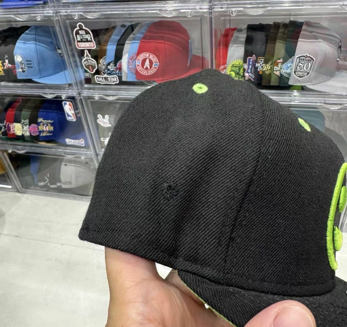 New Era New Era x SOUL Smiley Face Flat Brim Baseball Cap J32 Size ONE SIZE - 8 Thumbnail