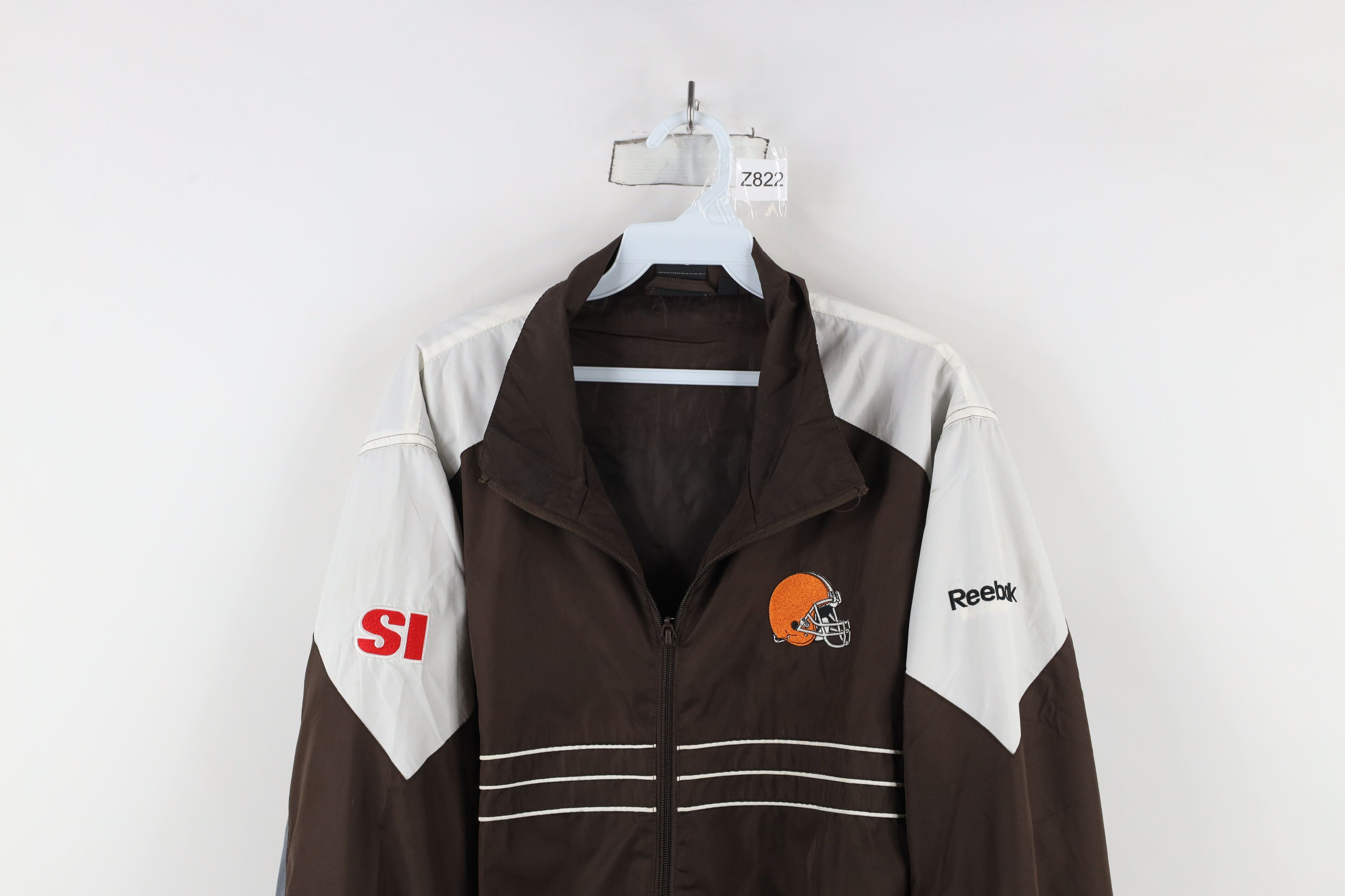 Reebok × Vintage Vintage Reebok Cleveland Browns Football Windbreaker Jacket Size US L / EU 52-54 / 3 - 2 Thumbnail