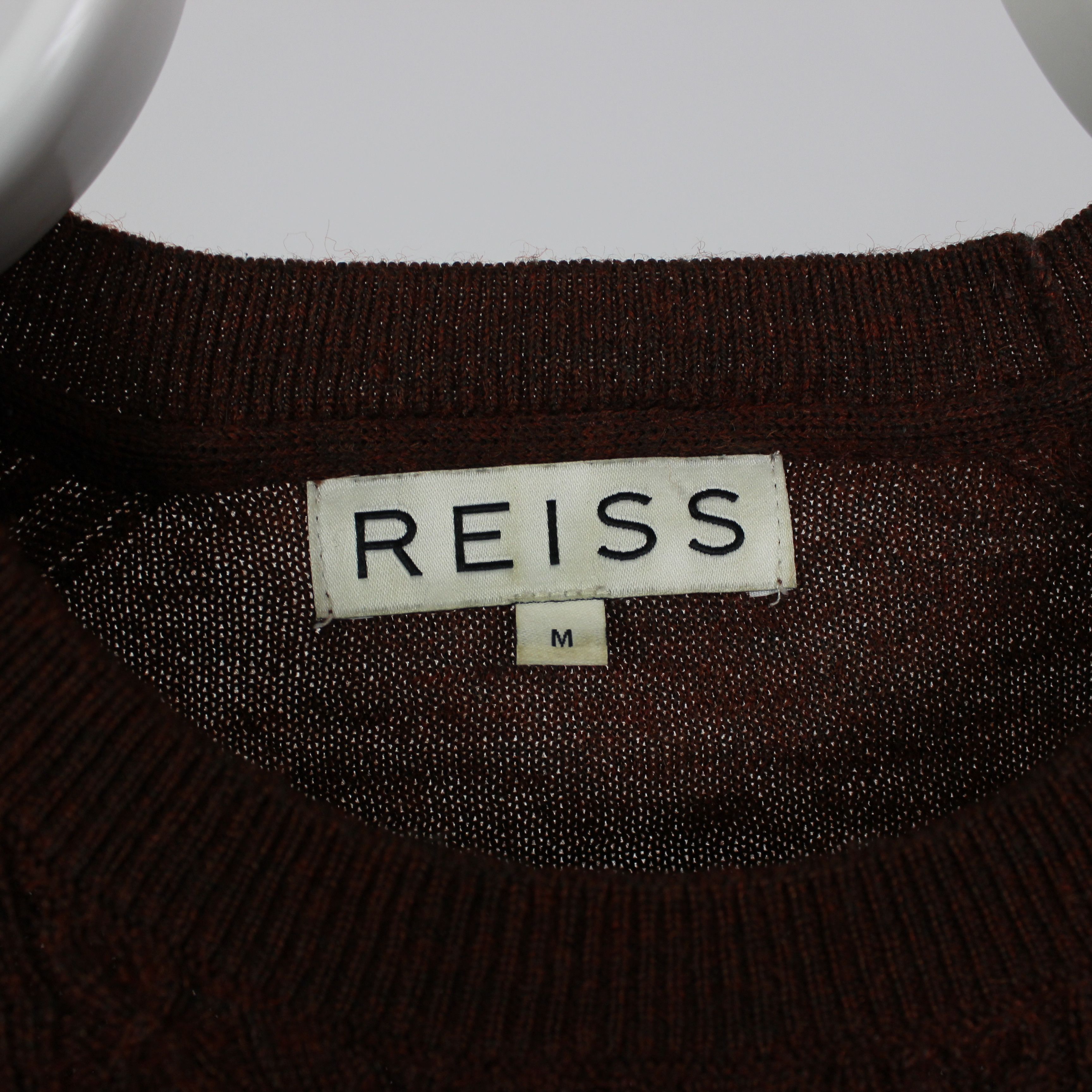 Reiss Reiss sweater lana wool rare S M orange Size US M / EU 48-50 / 2 - 5 Thumbnail