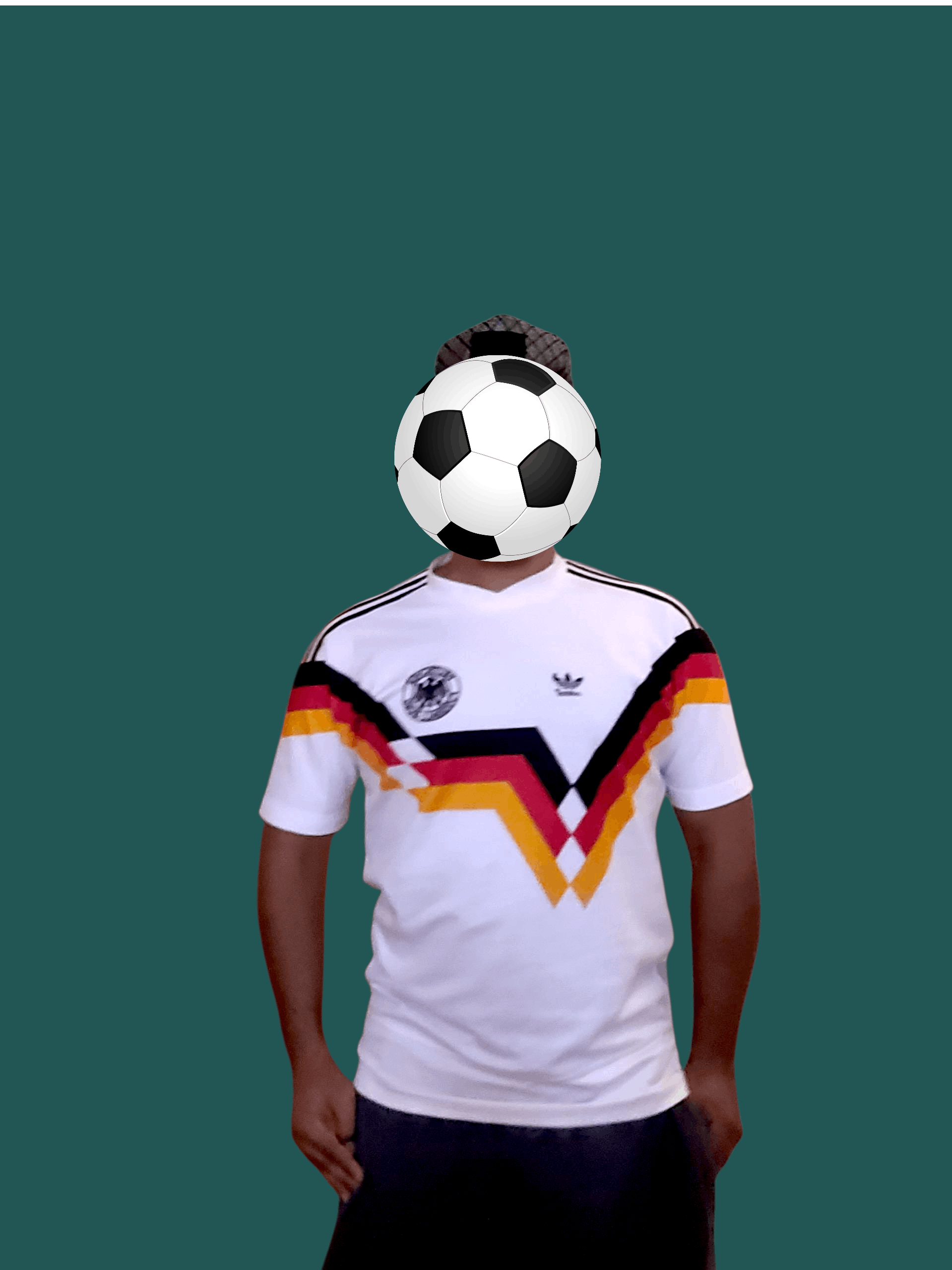 Adidas Germany 1988 1989 1990 Home Shirt Jersey Size US XL / EU 56 / 4 - 6 Thumbnail