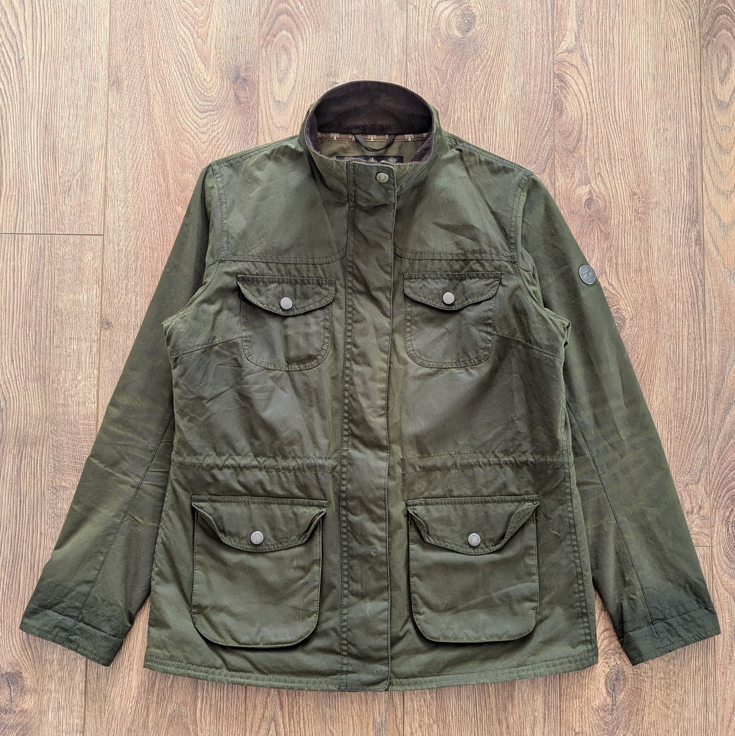 Barbour Barbour Rhossili Wax Jacket Waxed Cotton England Style Green Size M / US 6-8 / IT 42-44 - 24 Thumbnail