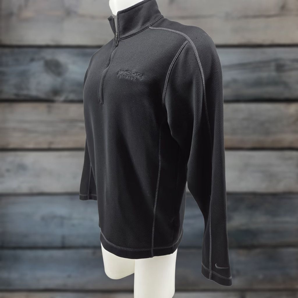 Nike Nike Dri Fit L/S 1/4 Zip Pullover Shirt Medium Black Nike Dri-FIT Shirt Men M Black 1/4 Zip Pullover Long Sleeve Logo Casual Sports Modern Nike Size US M / EU 48-50 / 2 - 1 Thumbnail