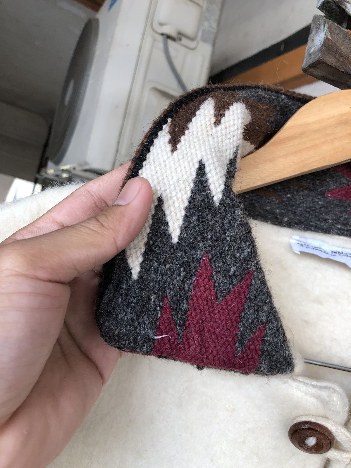 Native Rare🔥Vtg Artesanias Indigenas Hand Made Chimayo Wool Jacket Size US L / EU 52-54 / 3 - 7 Thumbnail