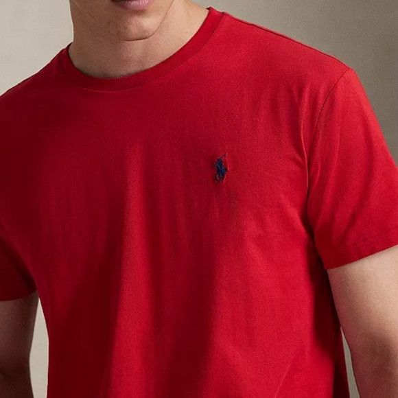 Polo Ralph Lauren Polo by Ralph Lauren Men's Classic Red Tee Plus Size Size US XXL / EU 58 / 5 - 1 Thumbnail