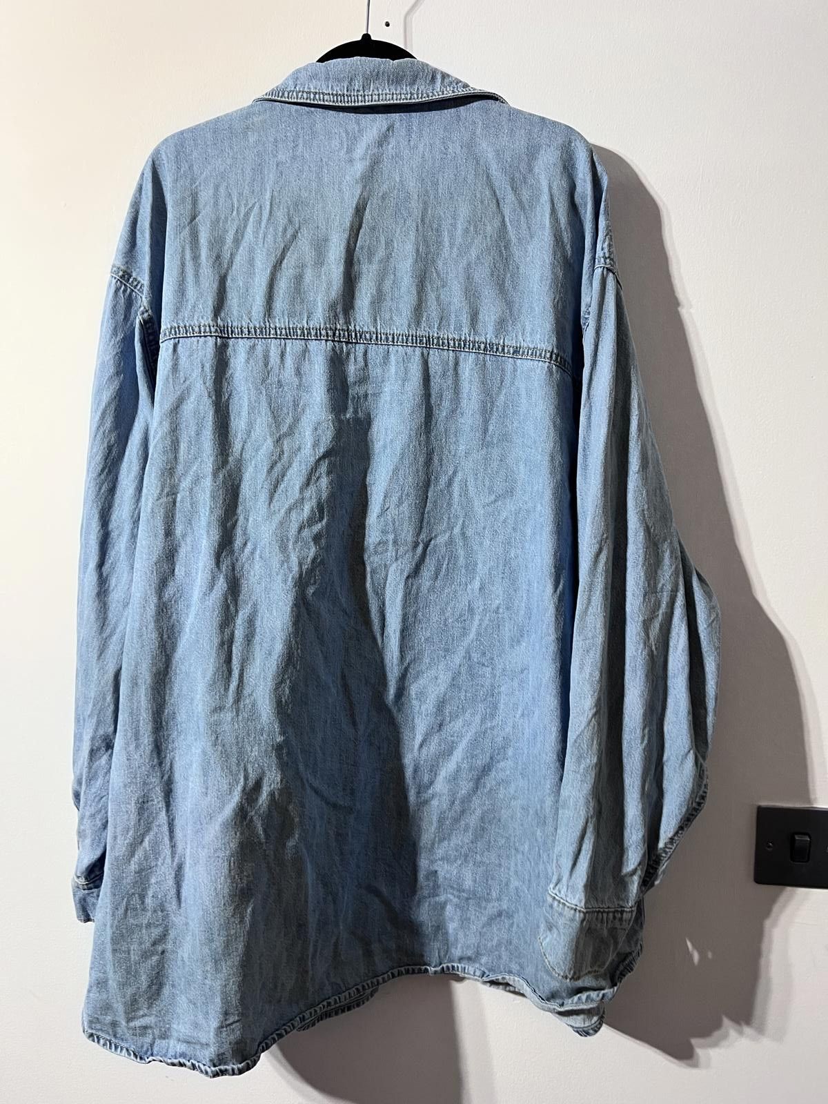 Other ASOS Curve Oversized Denim Shirt Size 2XL (UK 24–26) Size 3XL / US 20-22 - 5 Thumbnail
