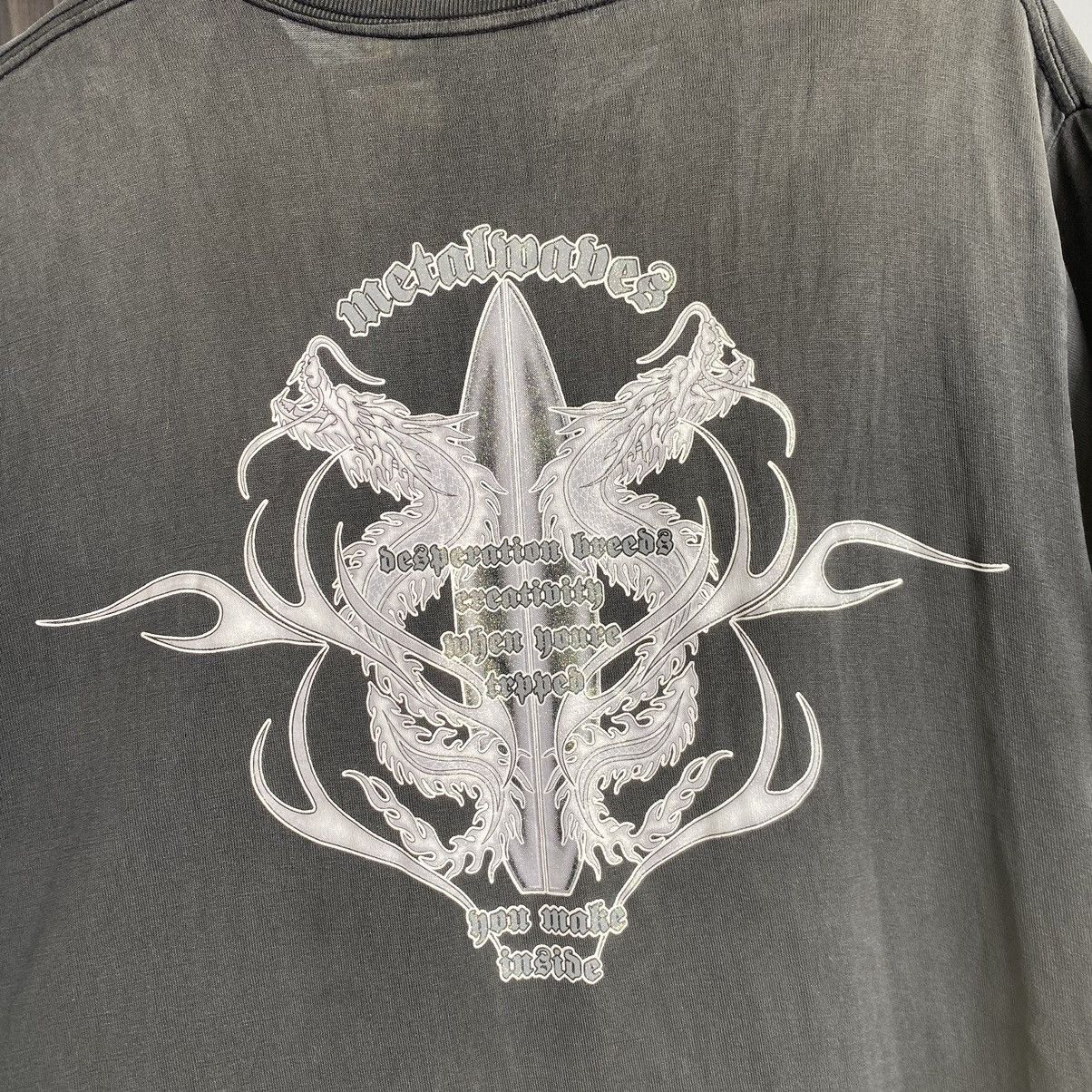 Vintage Thrashed Faded Vintage 90s Dig Deep Dragon Surf ERD GRUNGE T Size US XL / EU 56 / 4 - 4 Thumbnail