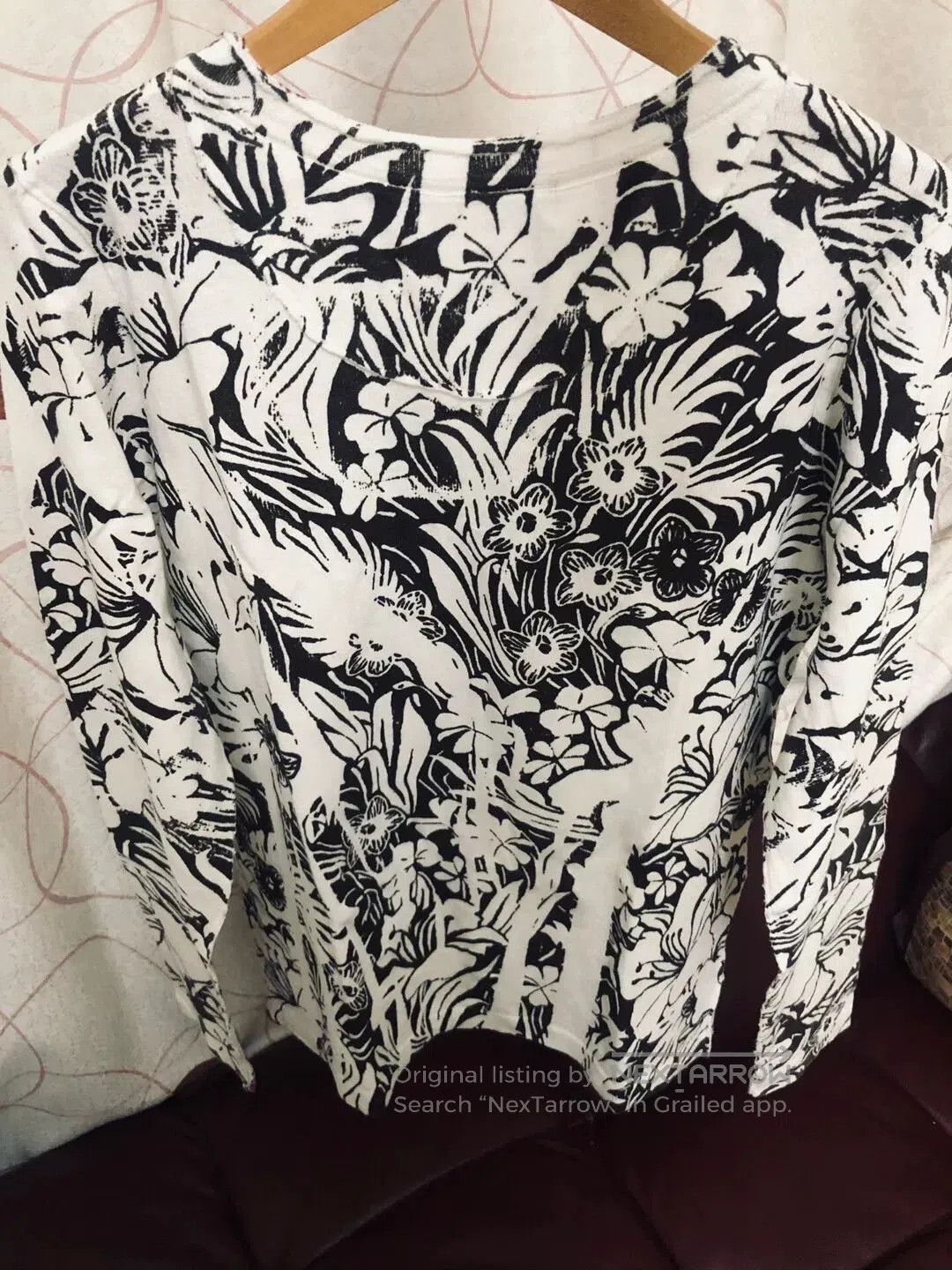 Dolce & Gabbana Dolce&Gabbana Floral Pullover Cotton Shirt. Size XL / US 12-14 / IT 48-50 - 2 Thumbnail