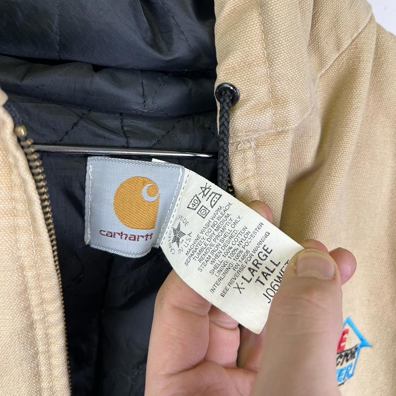 Carhartt 90s Carhartt Heavyweight Zip-Up Hoodie - Work Style Vintage Size US XL / EU 56 / 4 - 5 Thumbnail