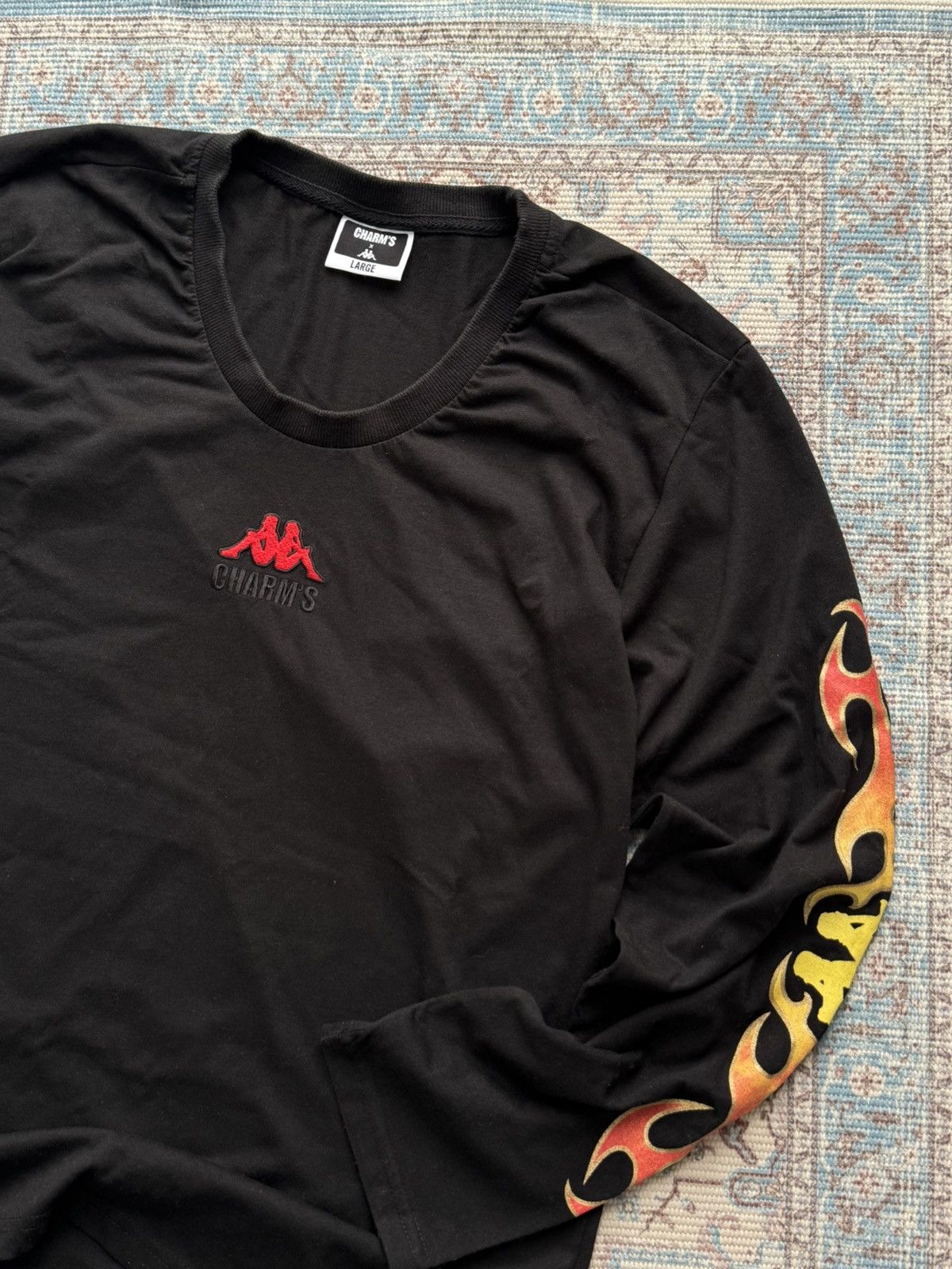 Kappa Rare Kappa x Charm’s Flame Long Sleeve Size US L / EU 52-54 / 3 - 5 Thumbnail