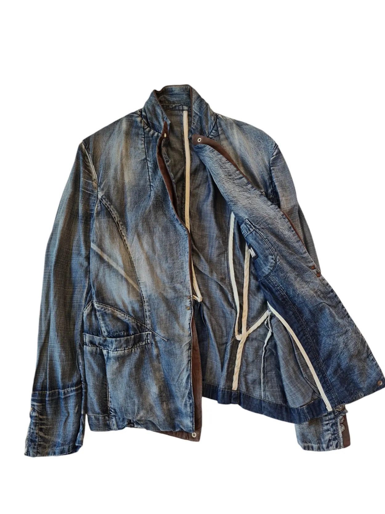 PPFM PPFM Vintage Washed Jacket with Unique Stitch Detailing Size US M / EU 48-50 / 2 - 1 Thumbnail