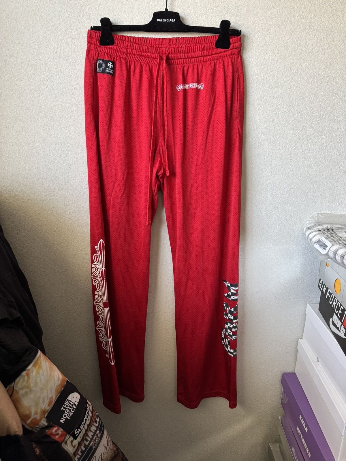 CHROME HEARTS クロムハーツ Mesh Pants Red パンツ | chromehearts