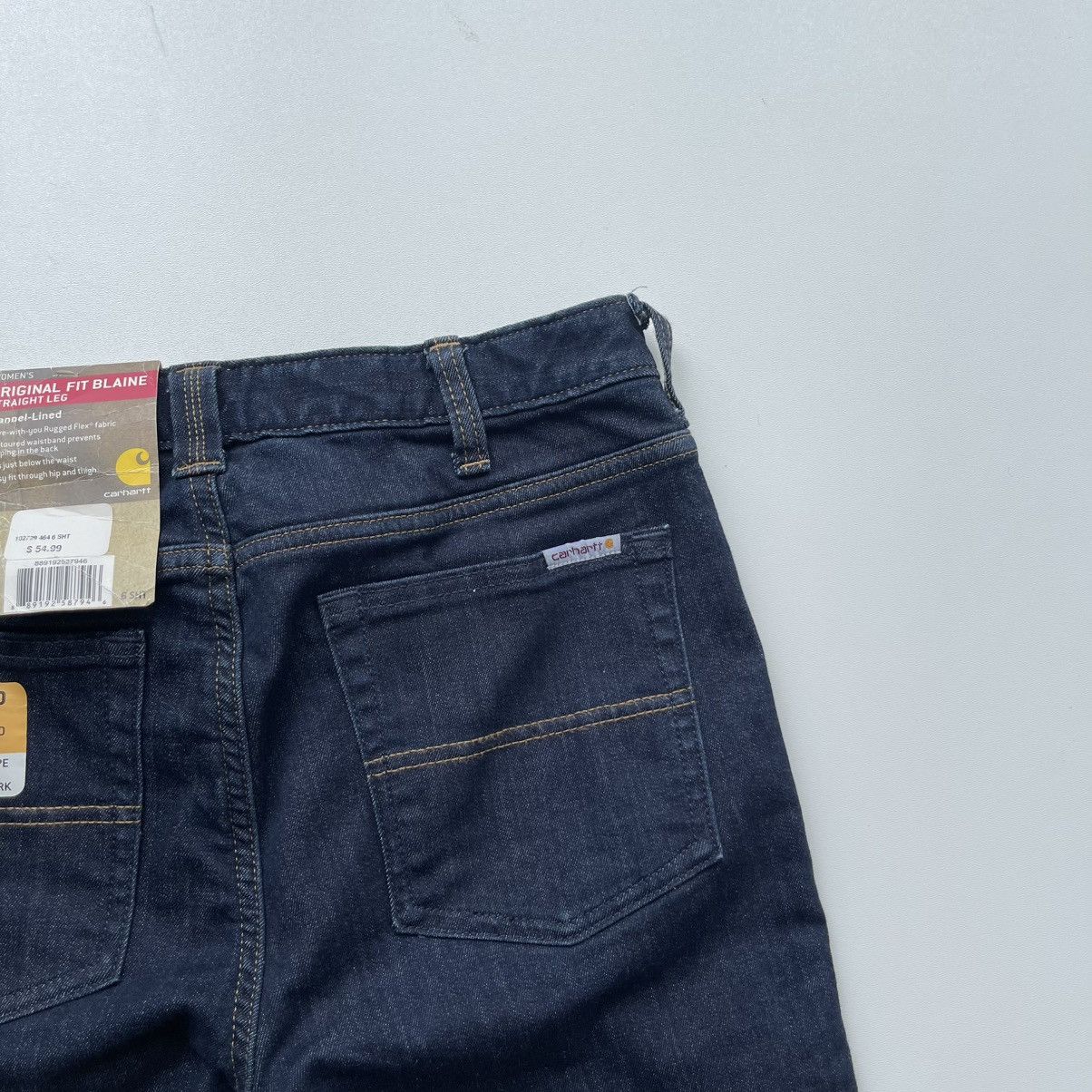 Carhartt Carhartt NWT Work Women’s Original Fit Straight Double Jeans Size 28" / US 6 / IT 42 - 7 Thumbnail