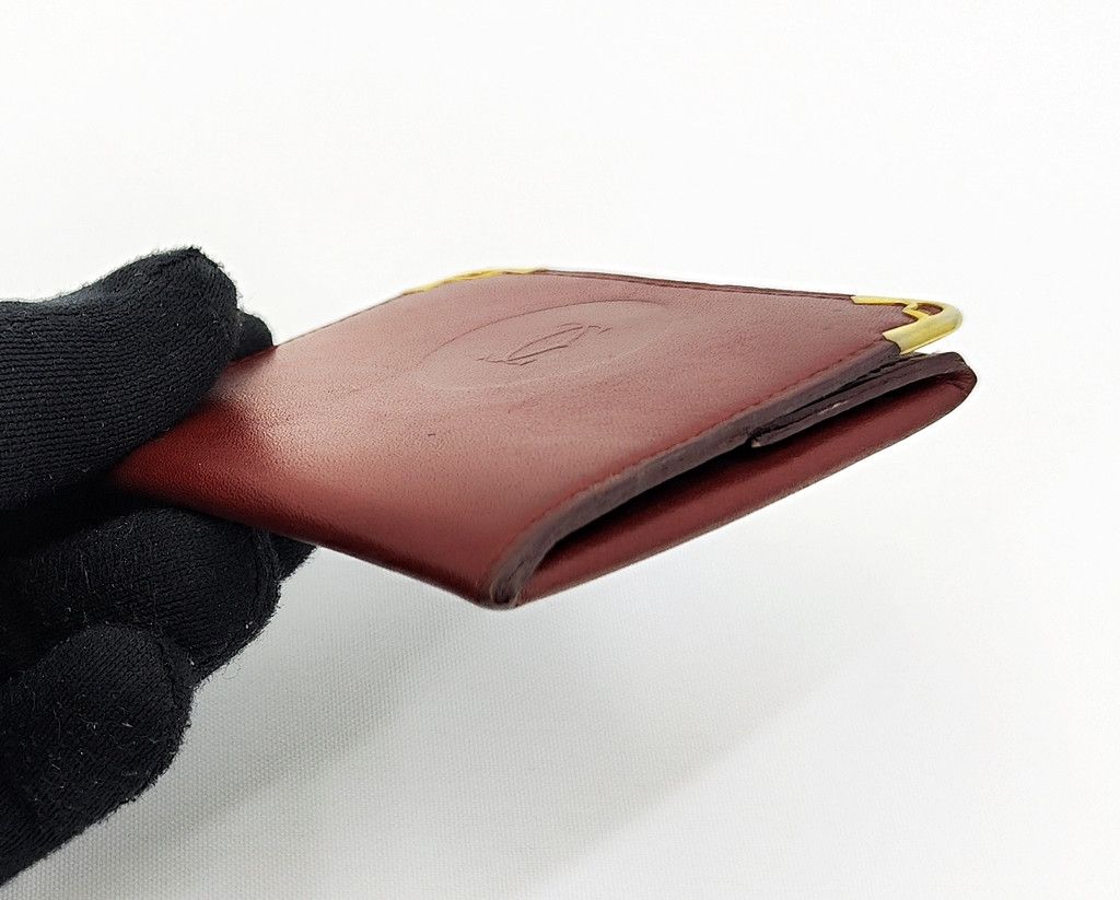 Cartier CARTIER burgundy full leather button coin case Size ONE SIZE - 8 Thumbnail