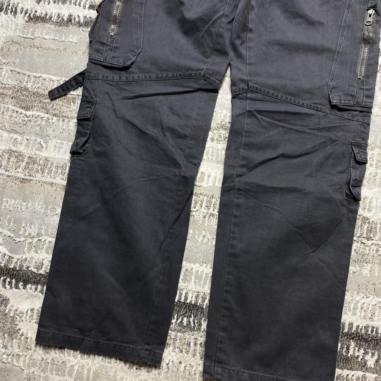 Japanese Brand 00s Opium Cargo Trousers Grey 32" Size US 32 / EU 48 - 3 Thumbnail