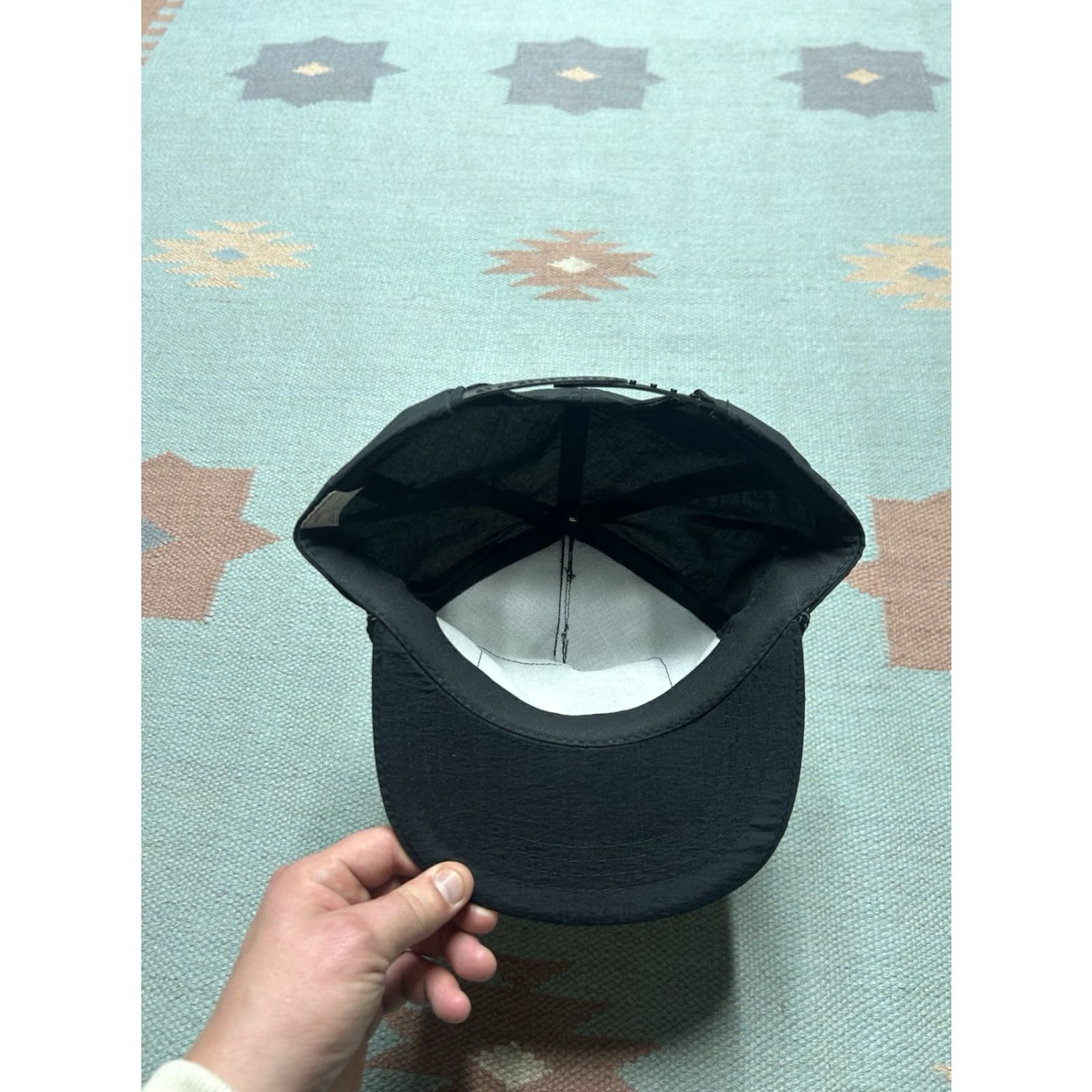Vintage VINTAGE 80s 90s SnapBack hat cap D.O.W. Asphalt black yellow patch gold leaf Trucker Hat Adjustable Men 90s Mens Size ONE SIZE - 5 Thumbnail