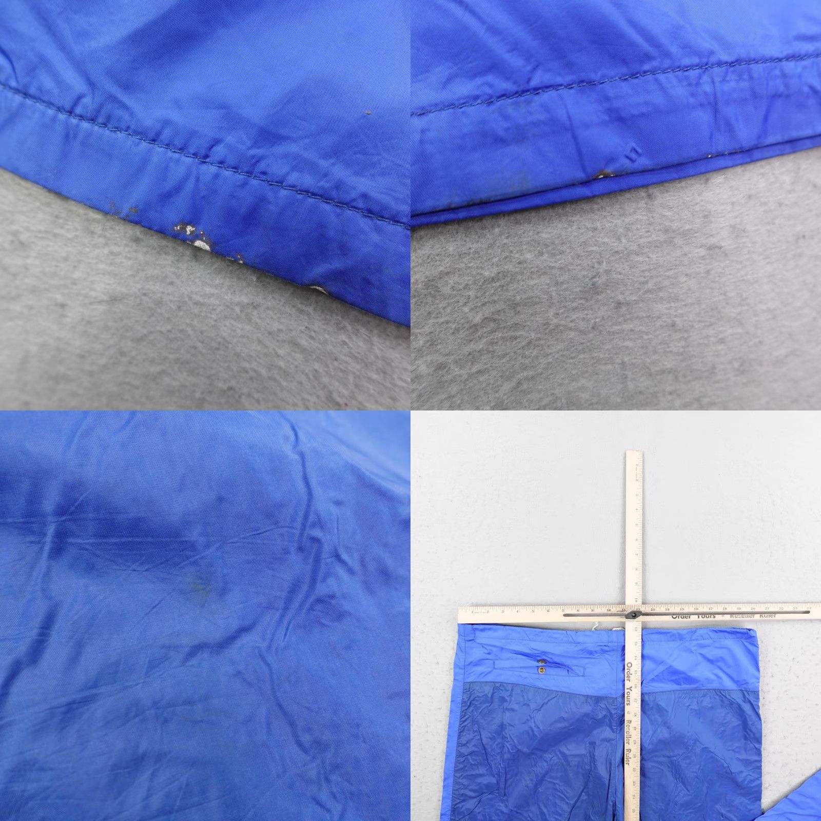 Vintage VINTAGE REI Pants Mens Large Blue Gore GTX Shell Rain Snow Waterproof 90s USA Size US 33 - 8 Thumbnail