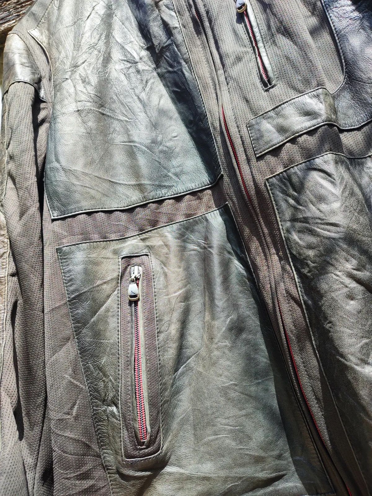 Japanese Brand Vintage 90s Santa Fe Japan Faux Leather Jacket Size US L / EU 52-54 / 3 - 2 Thumbnail