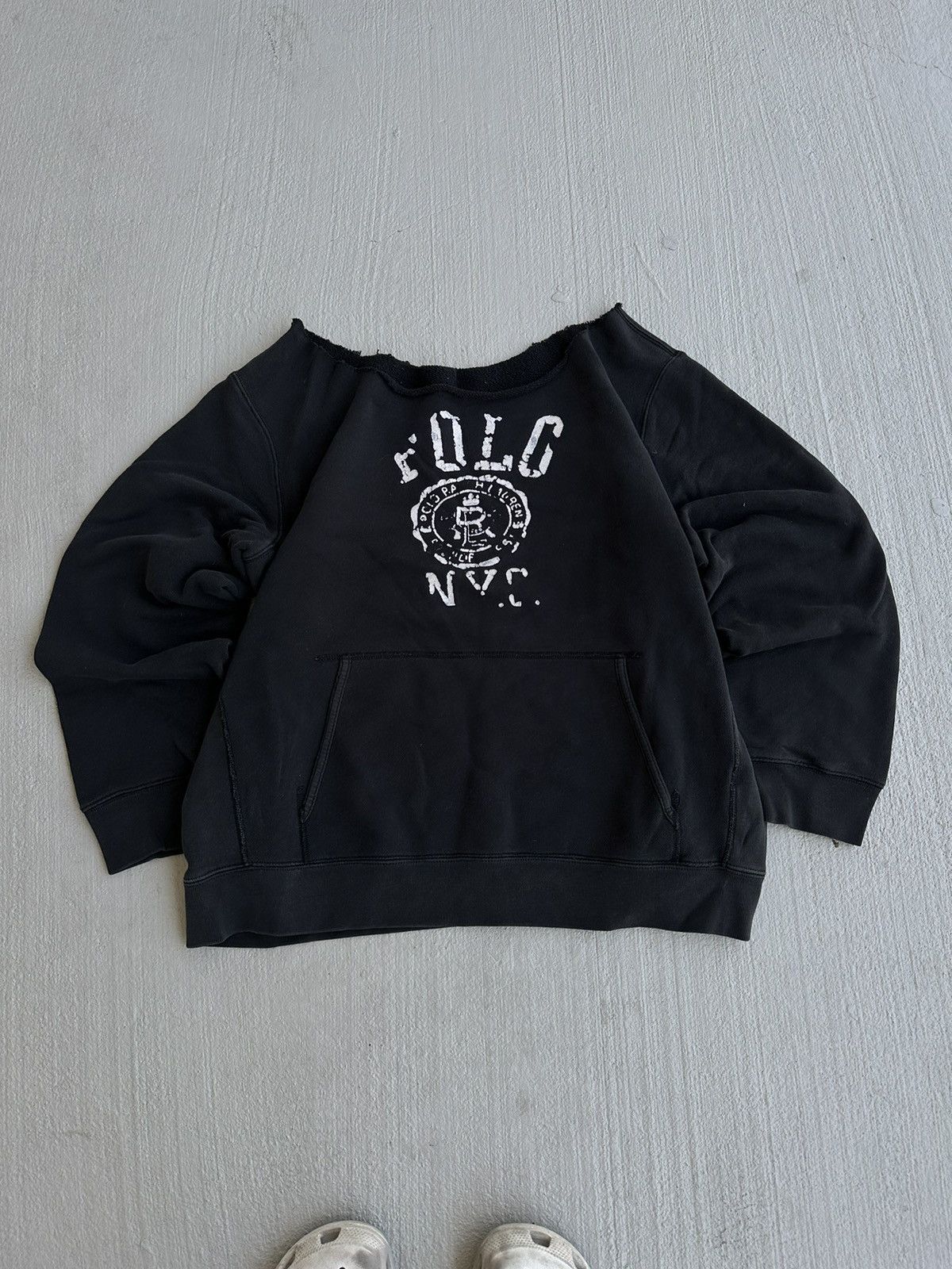 Vintage Vintage Polo Ralph Lauren Sweatshirt Size US XL / EU 56 / 4 - 2 Thumbnail