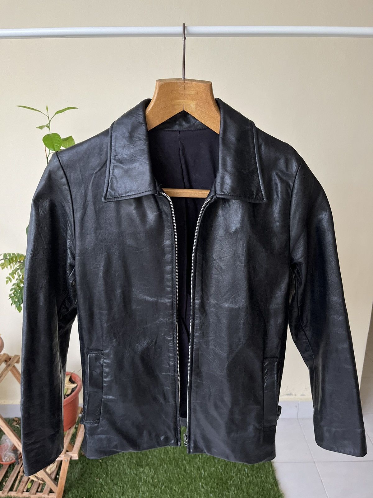 BIGI Aviator Pilot Cowhide Leather Jacket Size US XS / EU 42 / 0 - 5 Thumbnail