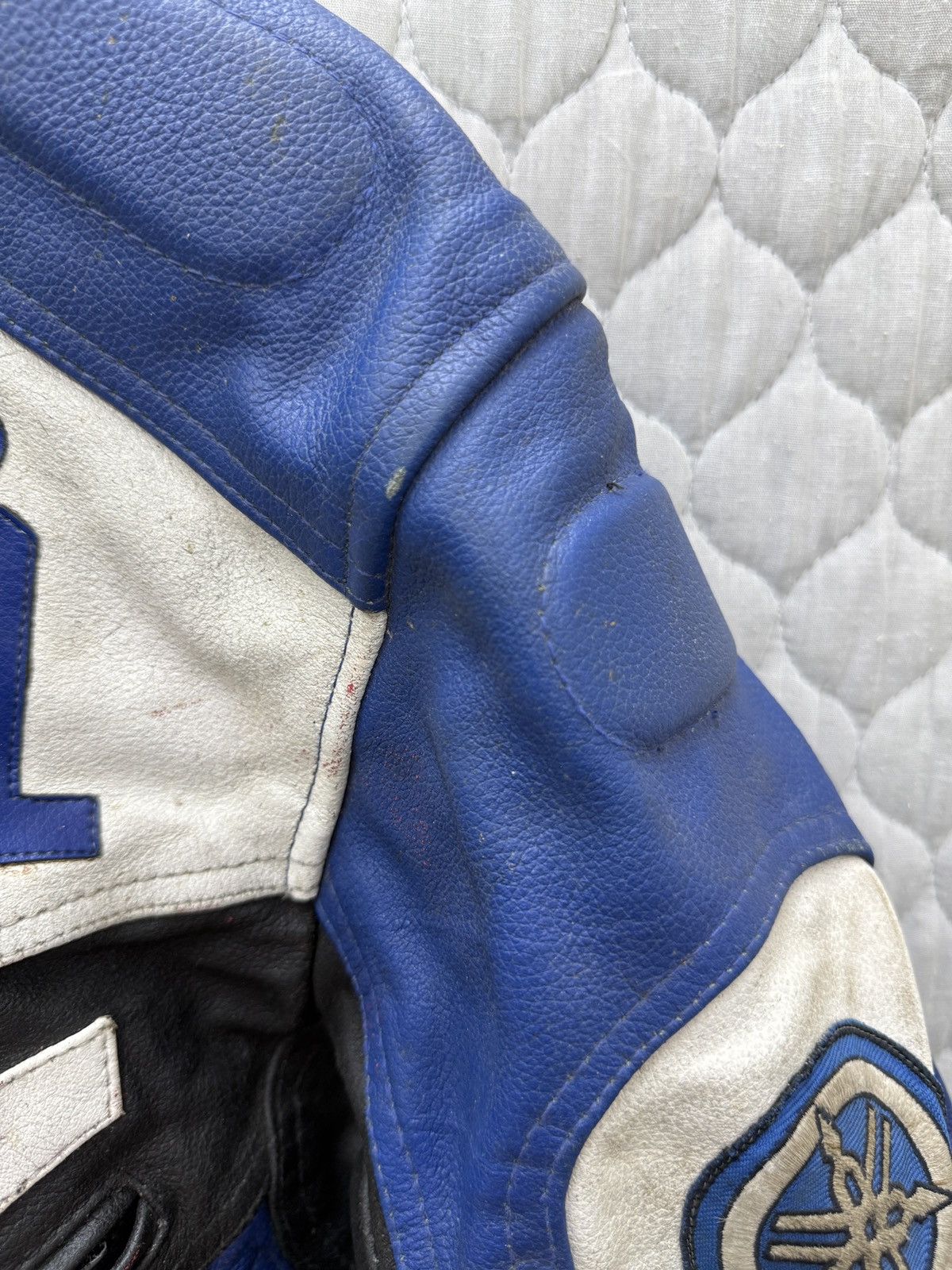 Yamaha 🔥🔥🔥ARCHIVE YAMAHA R1 RIDER LEATHER JACKET Size US XL / EU 56 / 4 - 12 Thumbnail