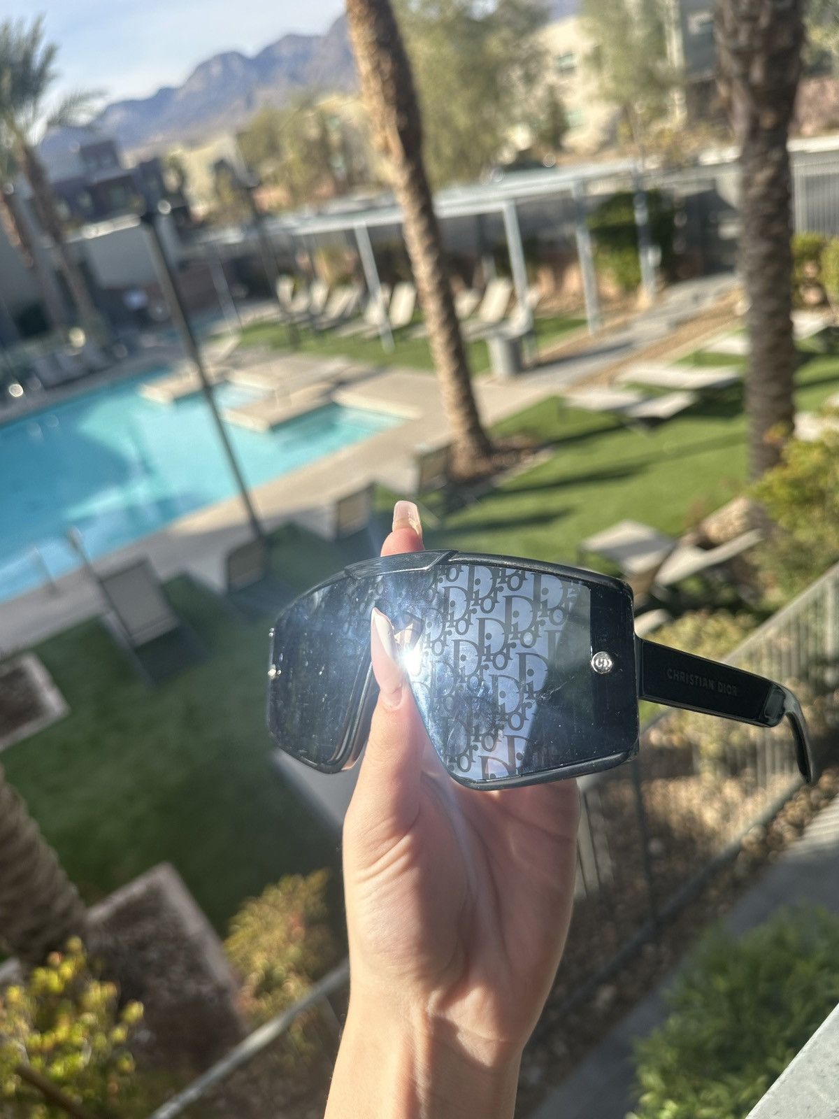 Christian Dior Monsieur Christian Dior Black Mask Sunglasses Size ONE SIZE - 15 Thumbnail