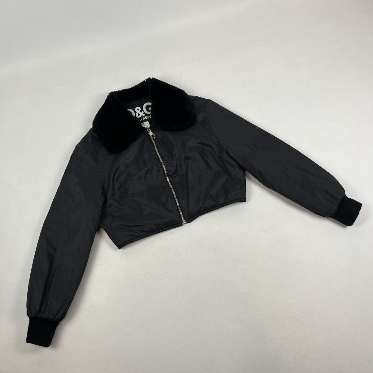 Dolce & Gabbana Vintage Cropped Dolce & Gabbana bomber jacket Size M / US 6-8 / IT 42-44 - 3 Thumbnail