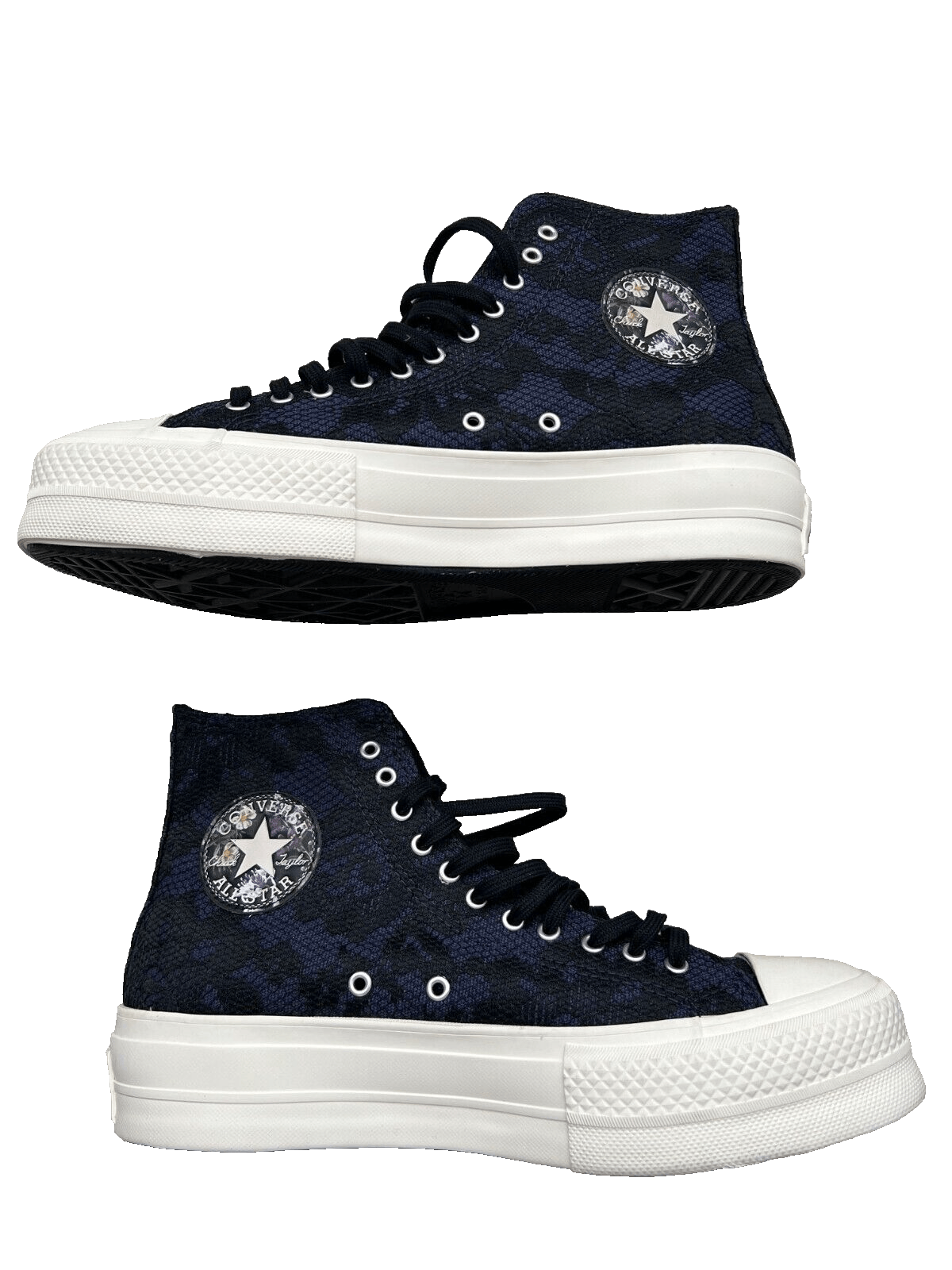 Converse Chuck Taylor Platform Floral Lace High Top Sneakers