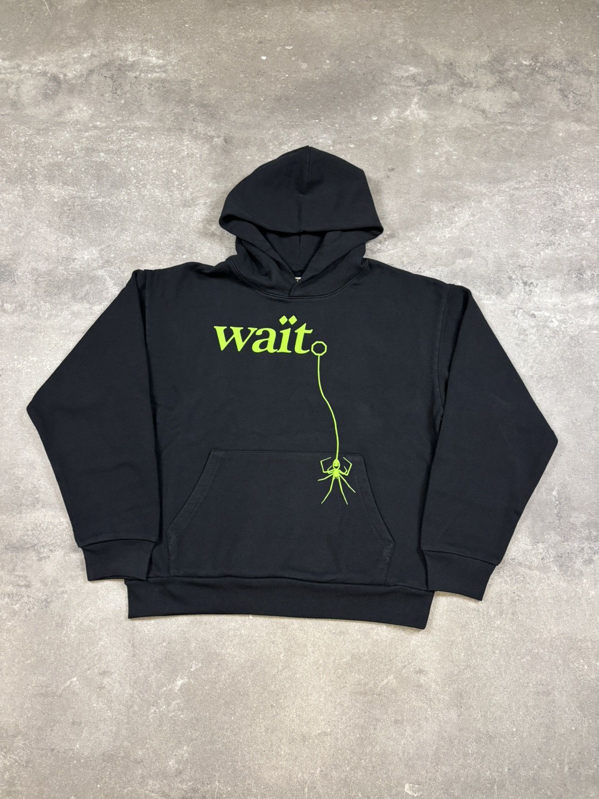 Sp5der Sp5der Wait Hoodie, Black Size US XL / EU 56 / 4 - 1 Thumbnail