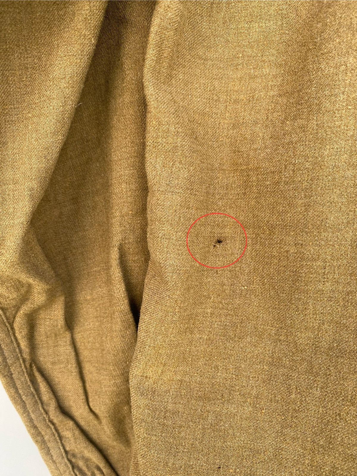 Vintage True Vintage! 1942- WW2- M-1937 US Army 2nd AD Shirt Size US S / EU 44-46 / 1 - 11 Thumbnail
