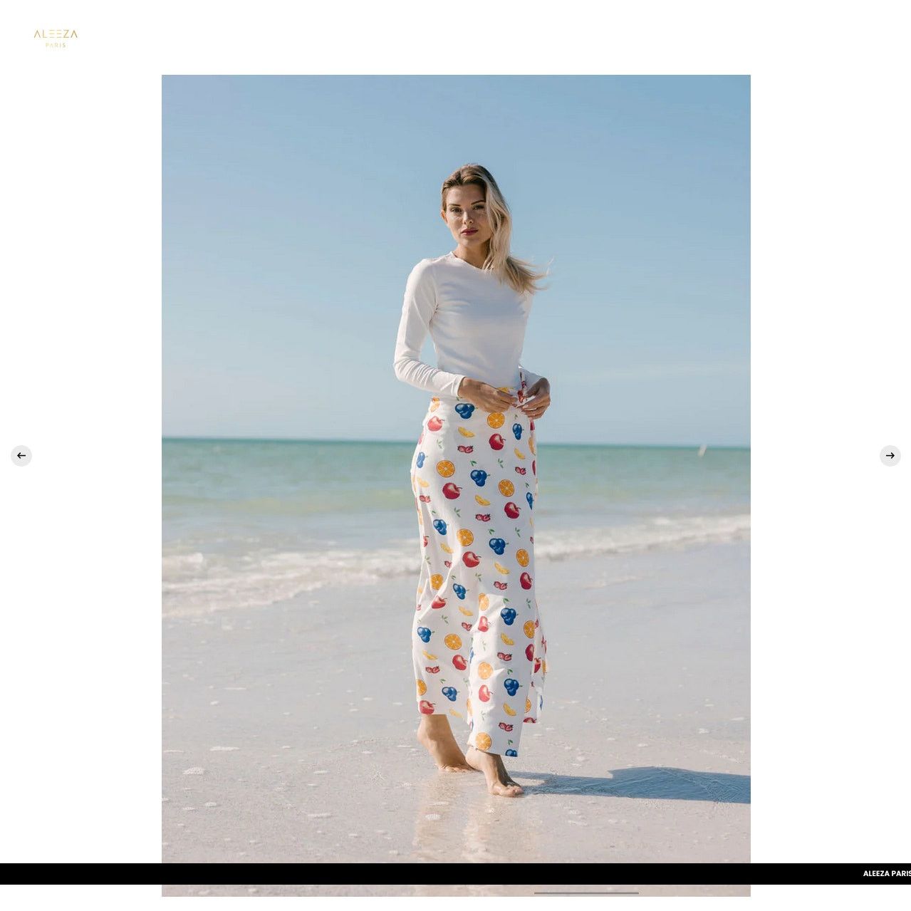 Other Aleeza Paris Blanca Skirt Fruit Print Size L NWT Size 30" / US 8 / IT 44 - 4 Thumbnail
