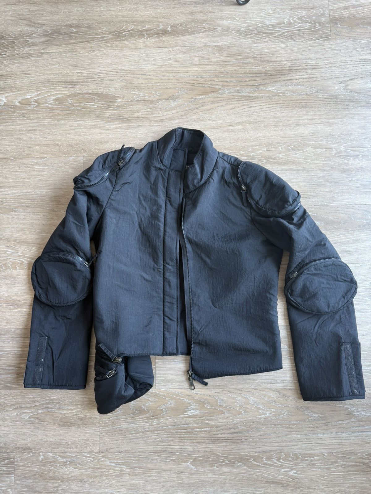 Jean Paul Gaultier Gaultier Moto jacket Cyber Pad Pocket Cargo Utility Size US M / EU 48-50 / 2 - 5 Thumbnail