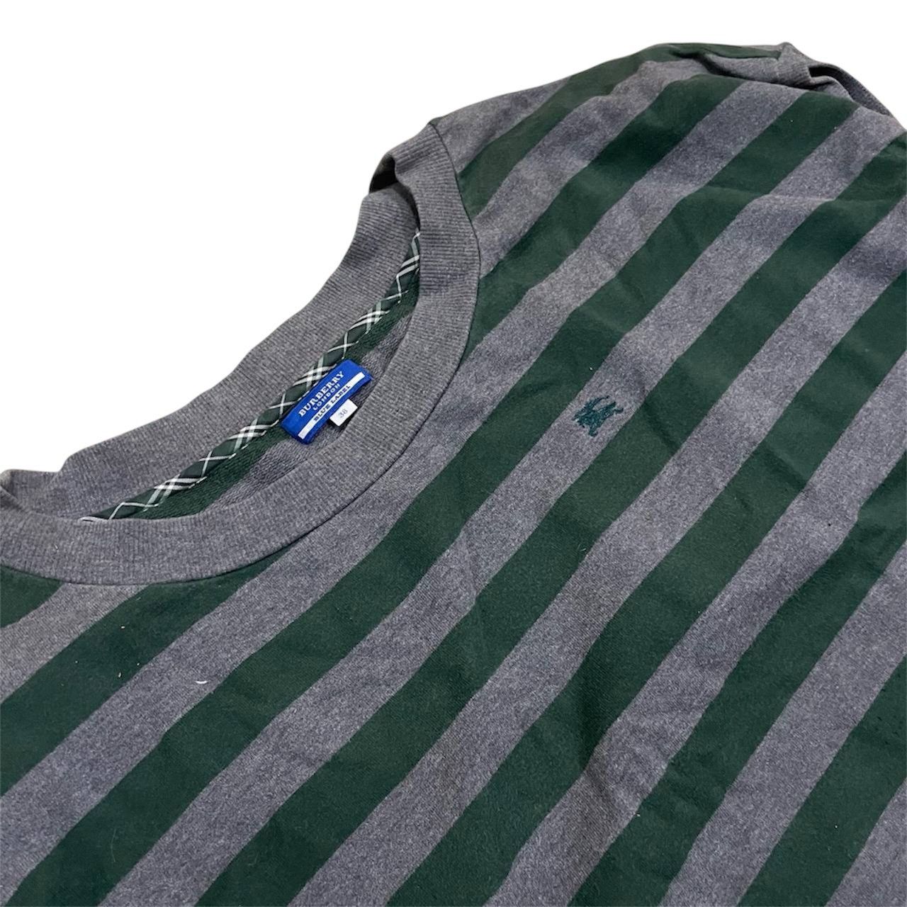 Burberry × Vintage Sleveless Burberry Green Stripe Vest Size US XL / EU 56 / 4 - 4 Thumbnail