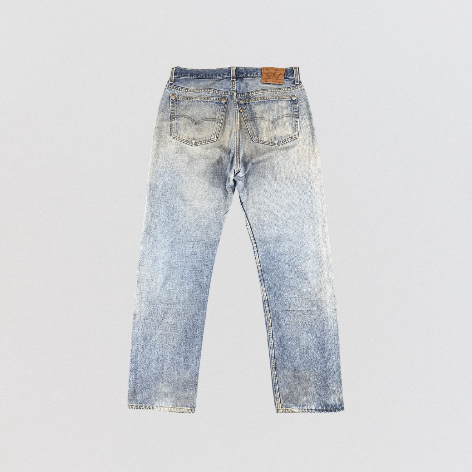 Levi's Vintage 90s Levis 501 xx Stone Wash Jeans-JM488 Size US 35 - 3 Thumbnail