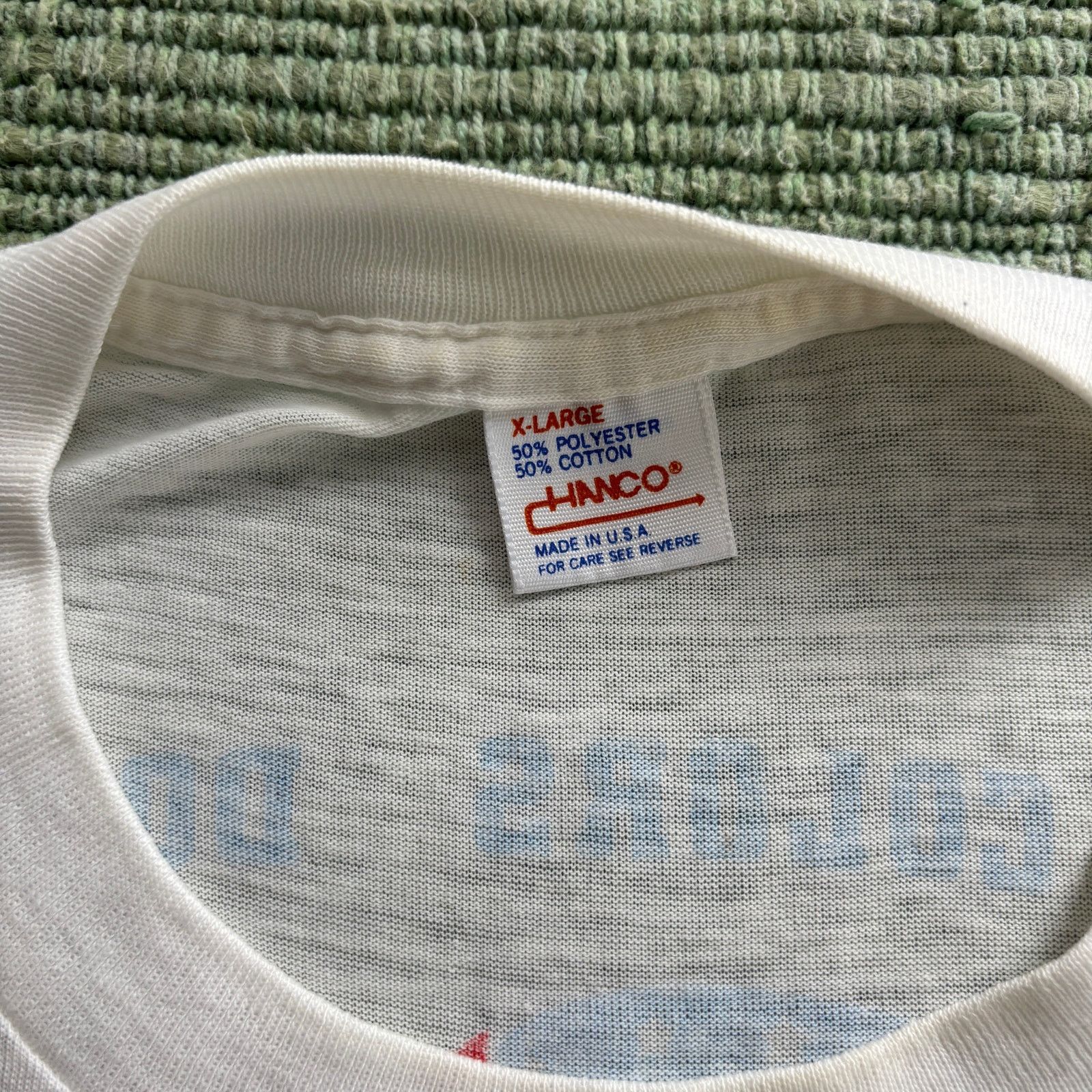 Vintage Vintage 80s POW MIA Thin Single Stitched Tee Shirt Sz L Size US L / EU 52-54 / 3 - 3 Thumbnail