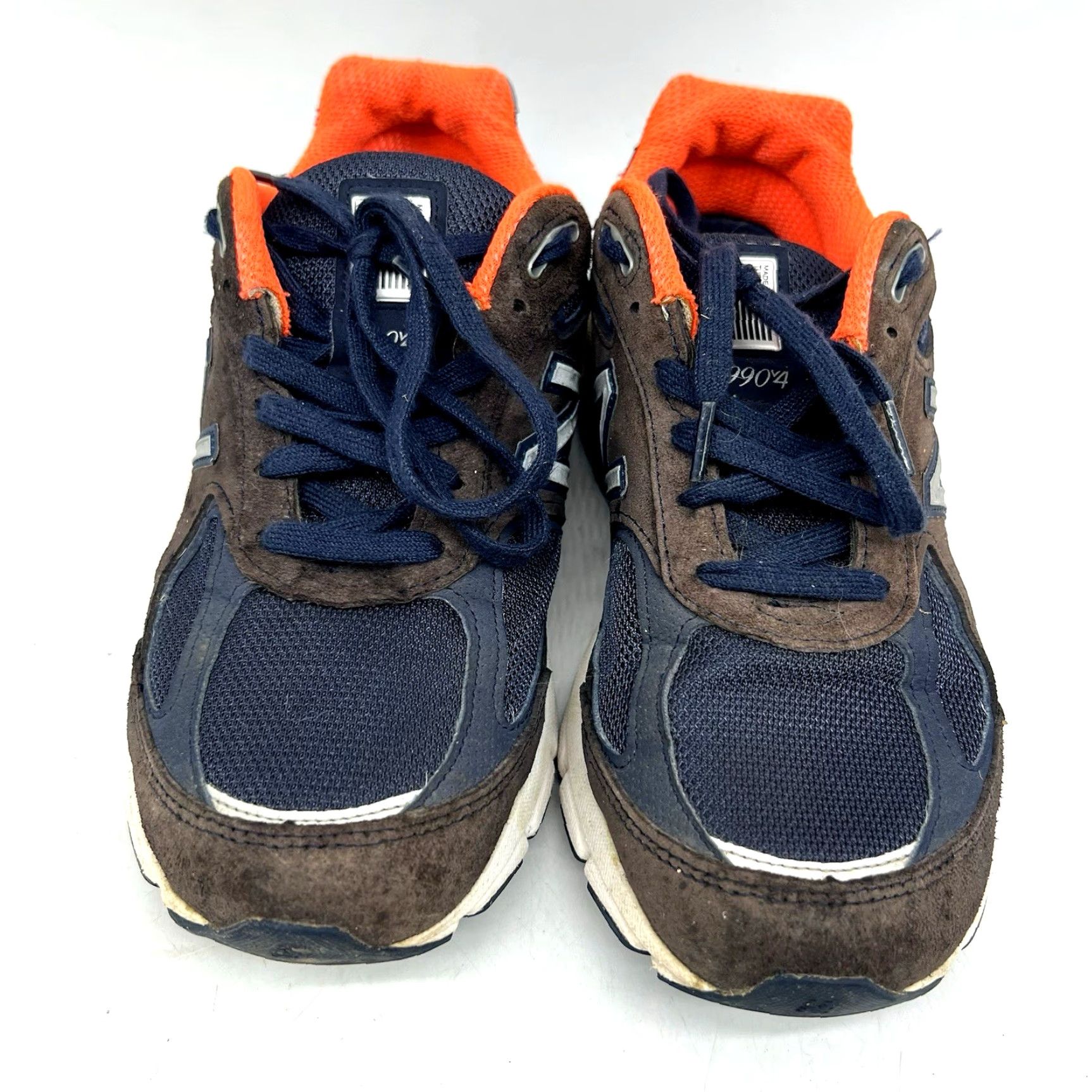 New Balance VINTAGE New Balance Sneakers Men Size 8.5 US 990v4 Made in USA Low Top Athletic Comfort Running & Jogging Blue/Orange Size US 8.5 / EU 41-42 - 2 Thumbnail