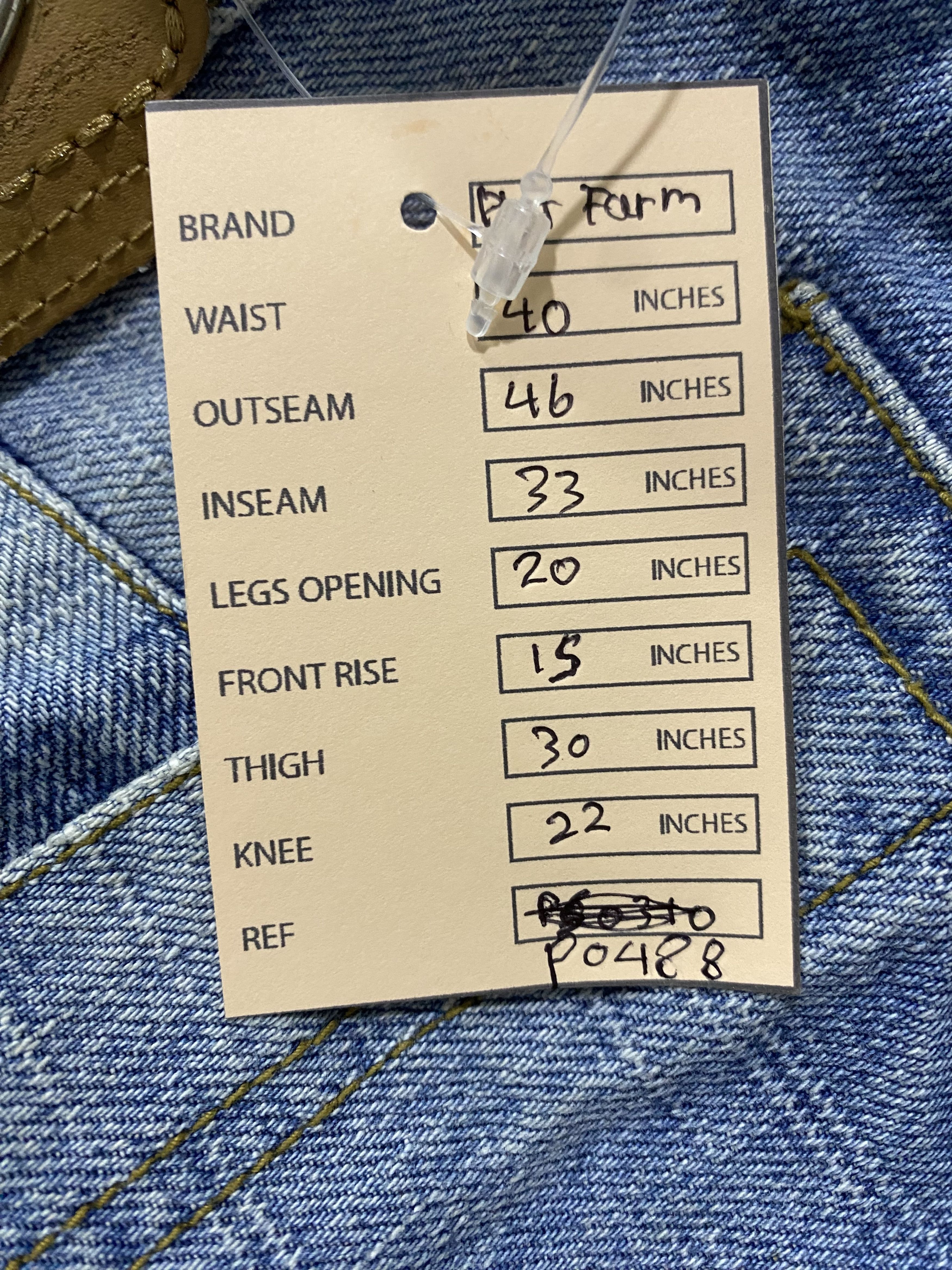 Phat Farm Vintage Phat Farm Y2K Baggy Hip Hop Denim Jeans P0488 Size US 40 / EU 56 - 14 Thumbnail