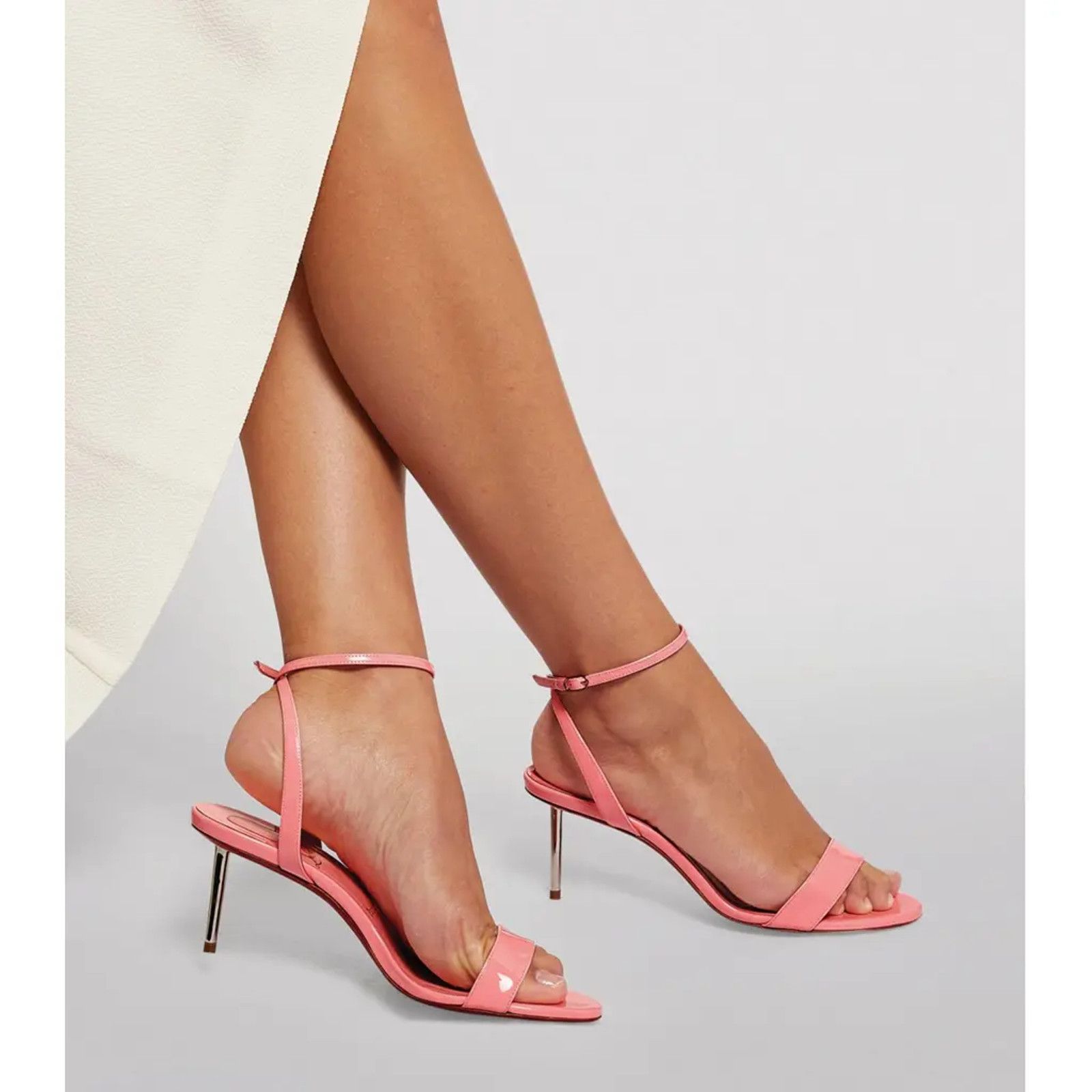 Christian Louboutin Epic Sandal 70 Patent Bublegum Pink Ankle Strap Heel Pump 36 Size US 6 / IT 36 - 5 Thumbnail